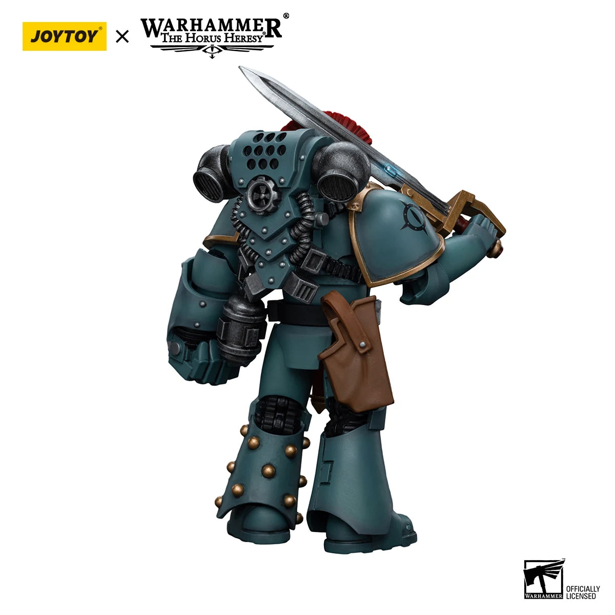 JOYTOY Warhammer 40K 1/18 Action Figure Sons of Horus MKIV Tactical Squad Sergeant with Power Fist Anime Figures Toys Model
