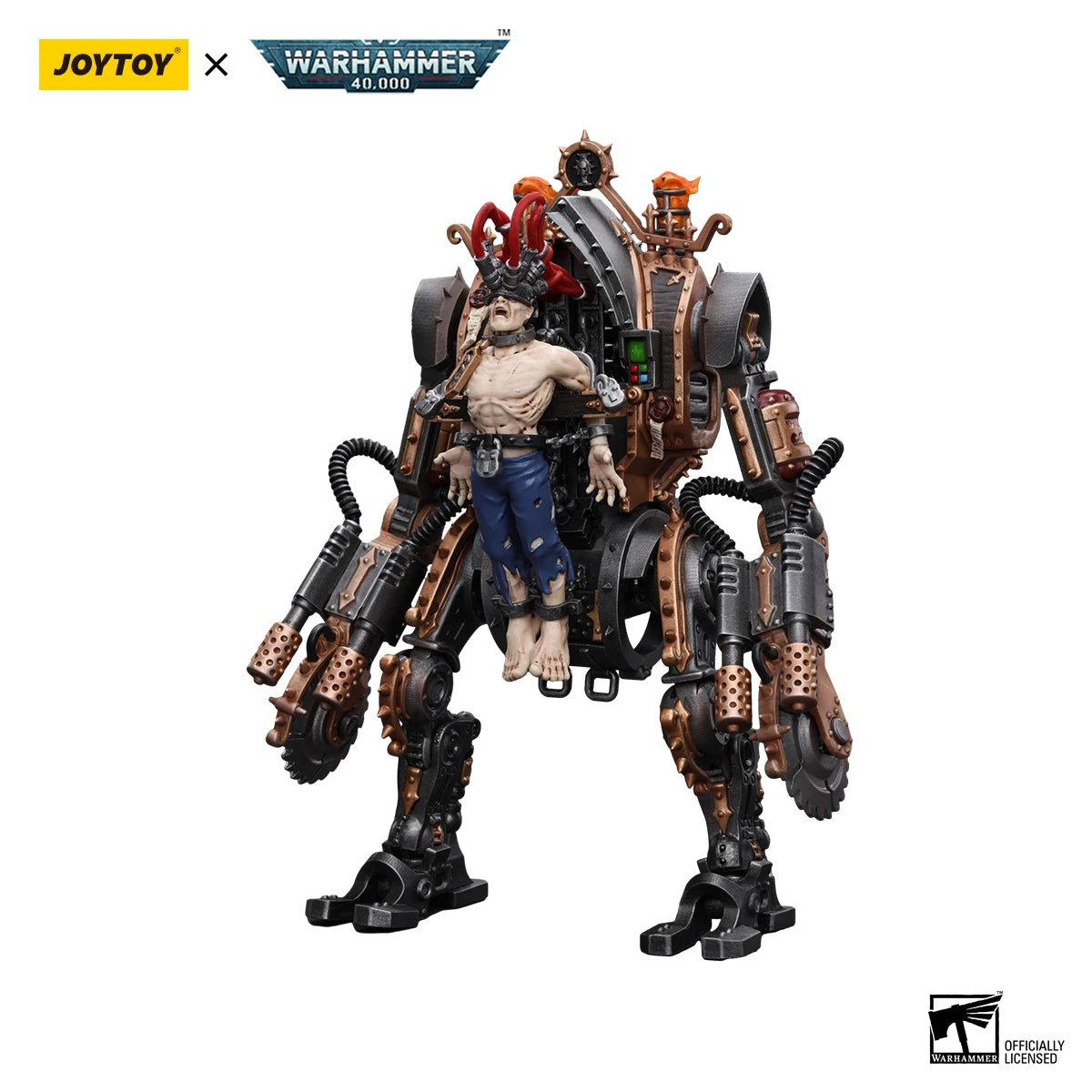 JOYTOY Warhammer 40K 1/18 Action Figures Anime Mecha 24Cm Adepta Sororitas Penitent Engine Collection Mecha Model Toys