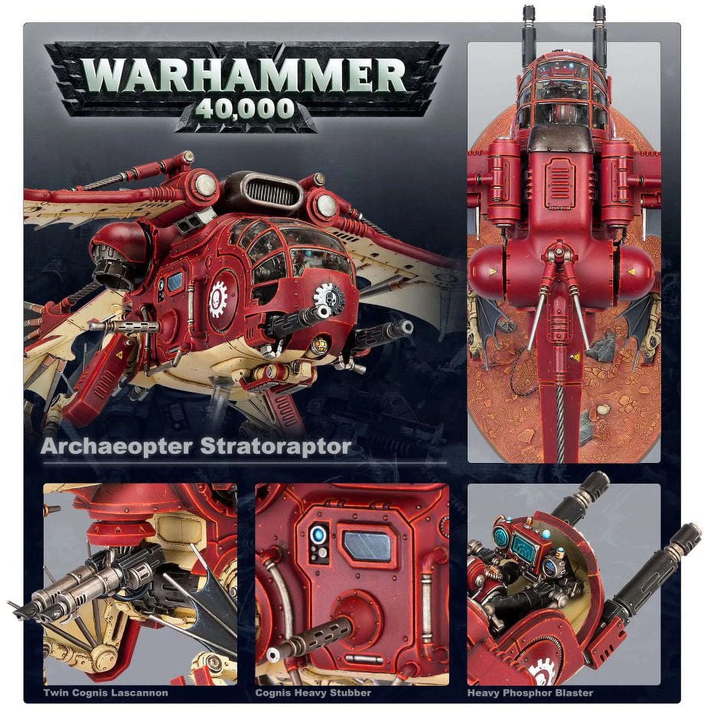 Warhammer 40,000: Adeptus Mechanicus Archaeopter Miniature