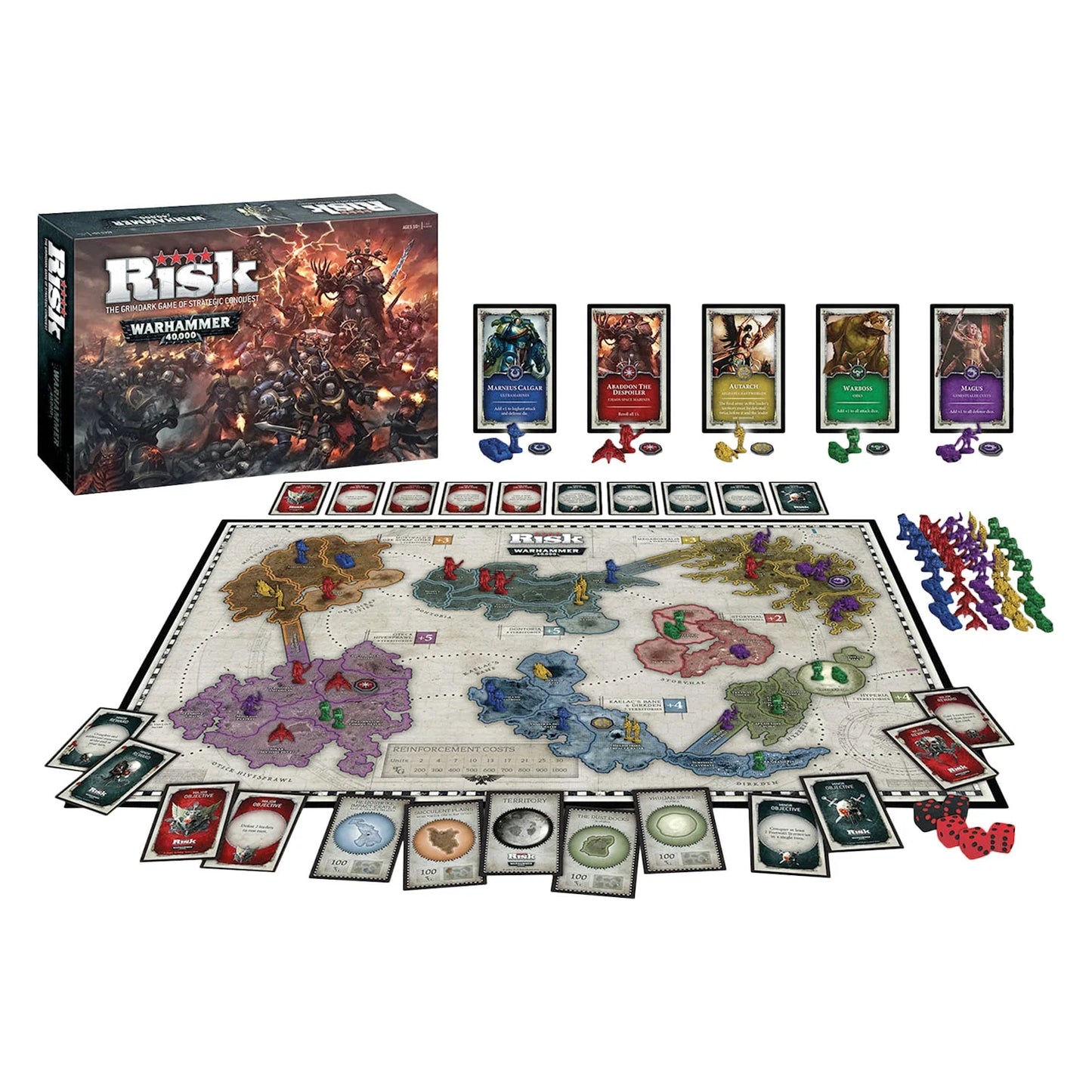 Riskwarhammer 40,000 40K Strategy Board Game Official Warhammer 40K Edition, Themed Risk Game