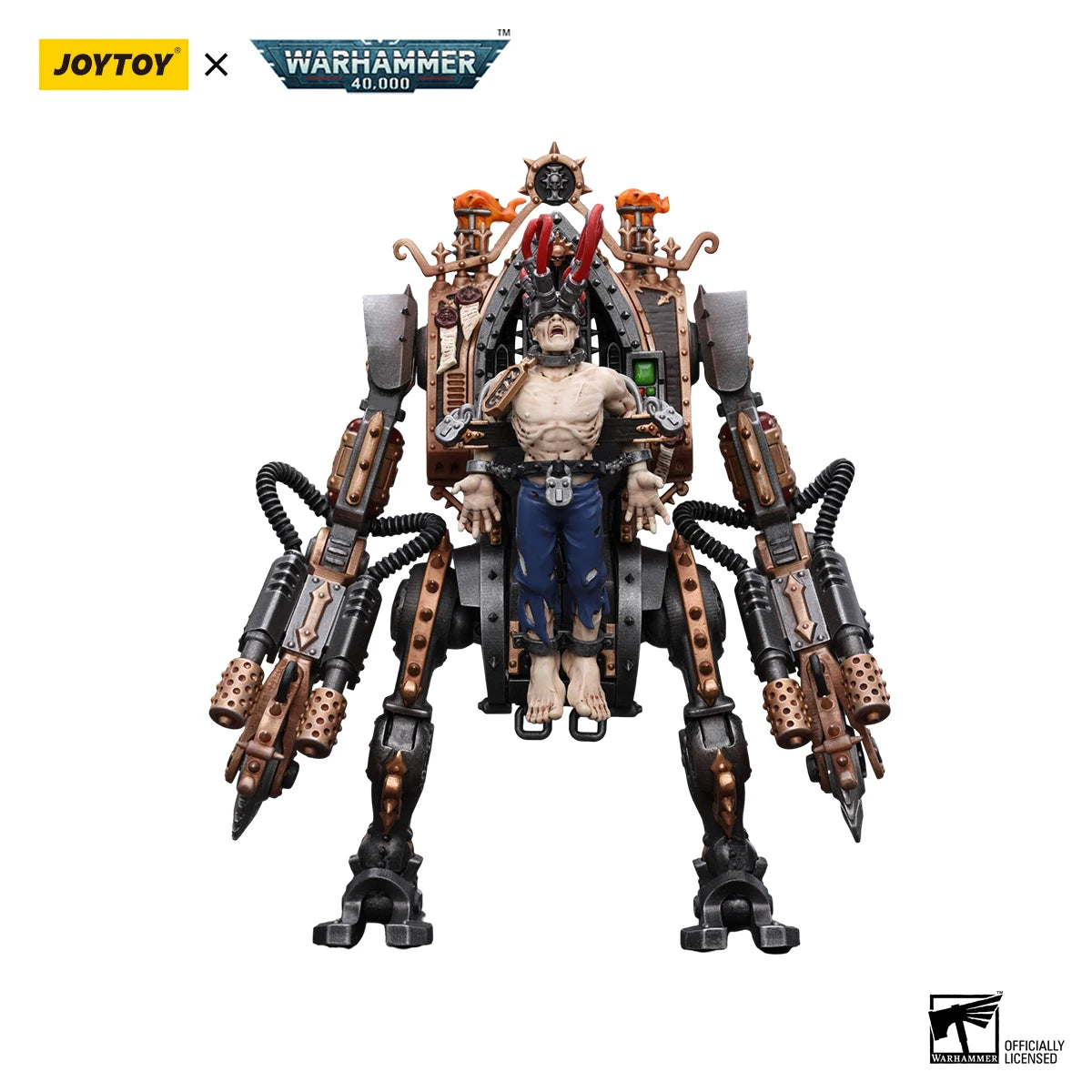 JOYTOY Warhammer 40K 1/18 Action Figures Anime Mecha 24Cm Adepta Sororitas Penitent Engine Collection Mecha Model Toys