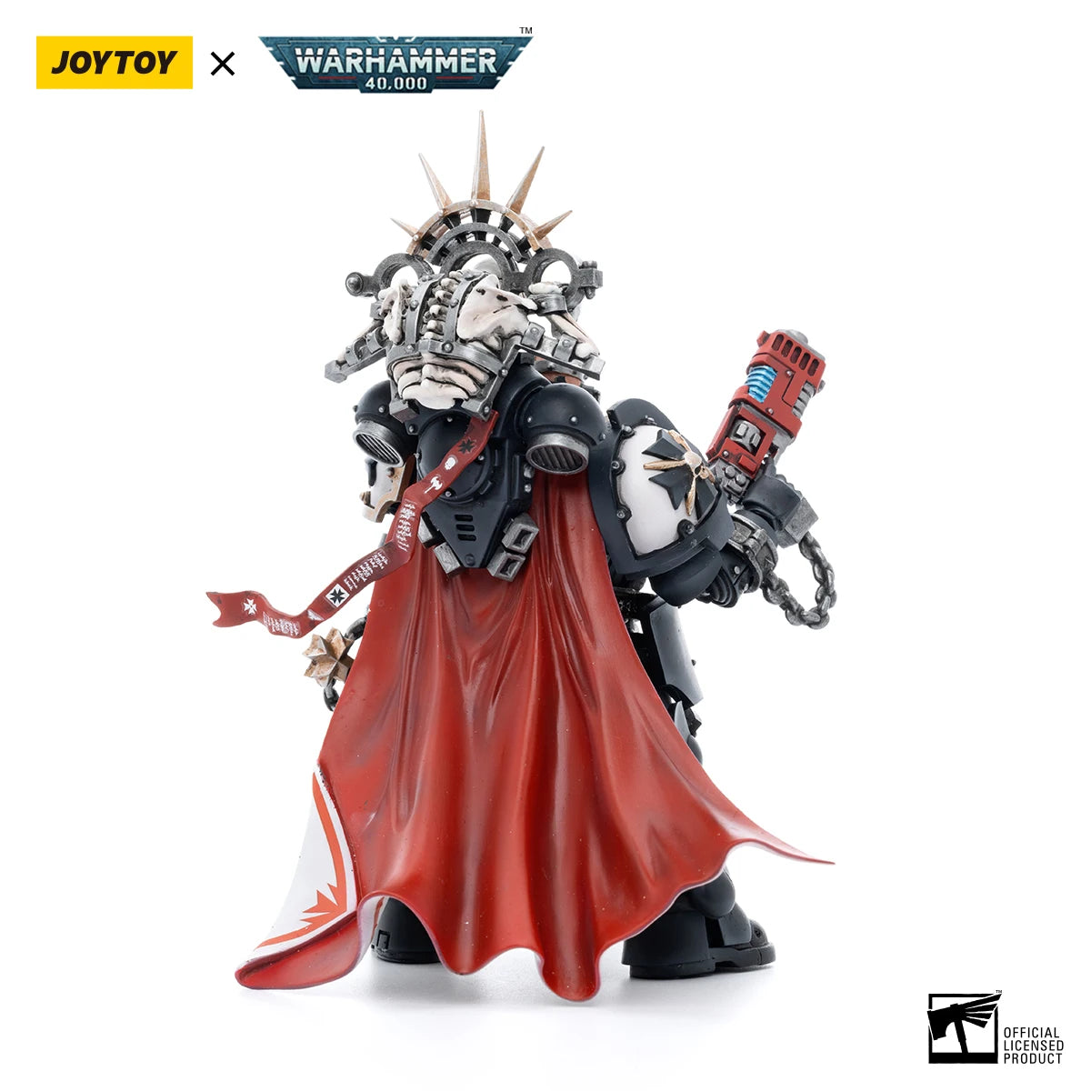 JOYTOY Warhammer 40K 1/18 Action Figure Black Templars Marshal Baldeckrath Anime Figures Toys Model