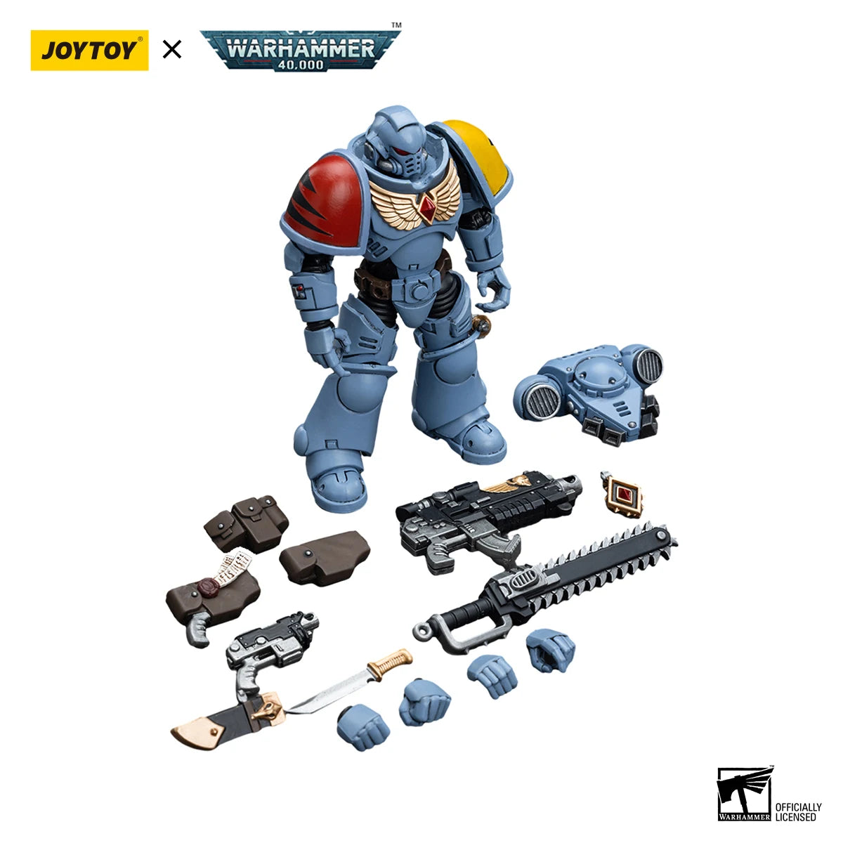 JOYTOY Warhammer 40K 1/18 Action Figure Space Wolves Intercessors Anime Figures Toys Model