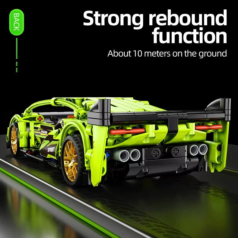 504Pcs Building Blocks Car Early Learning Development Benefits Intelligence Assembled Toys Children'S Birthday Gift