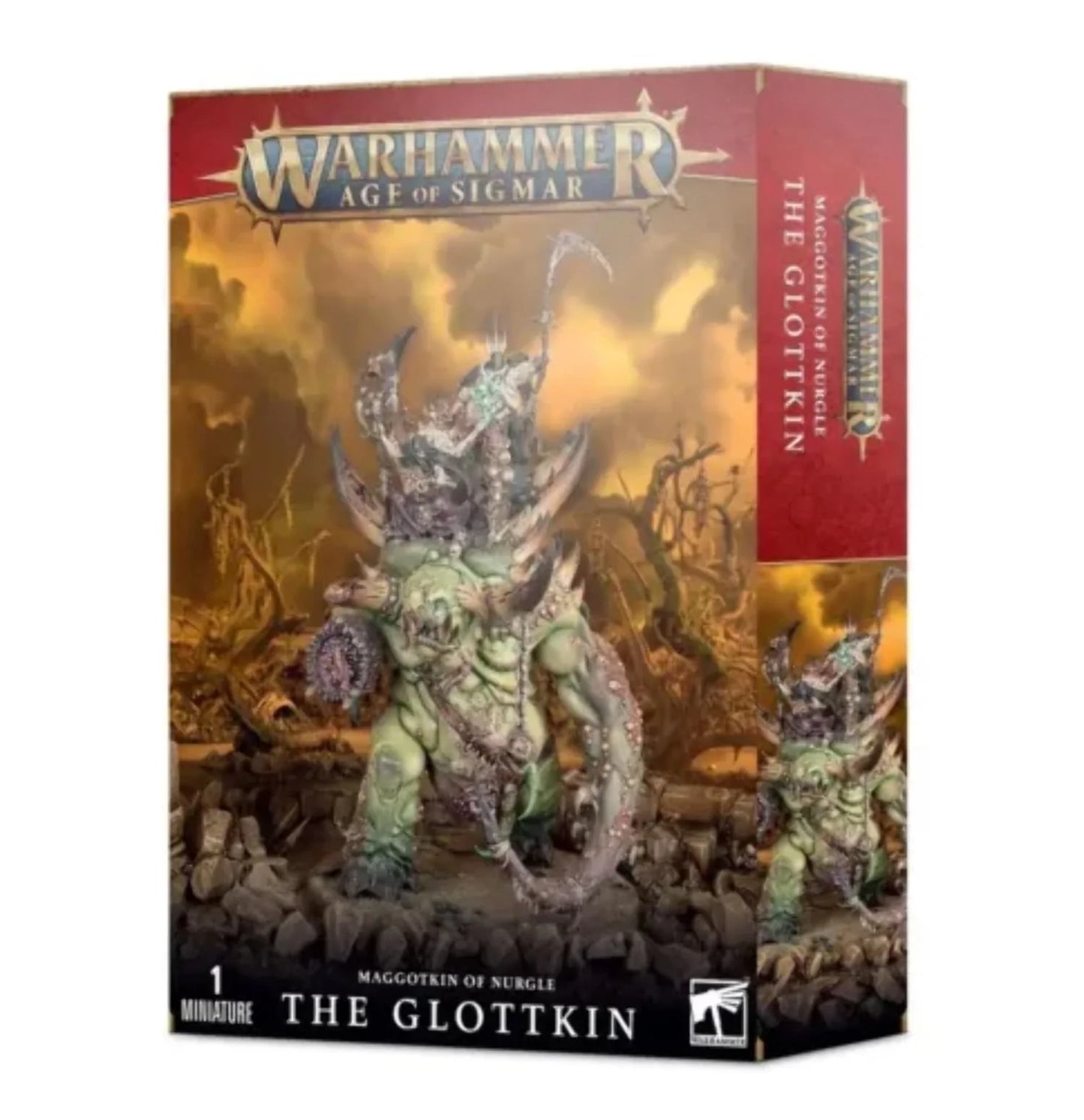 The Glottkin Maggotkin of Nurgle Chaos Daemons Warhammer Aos NIB!
