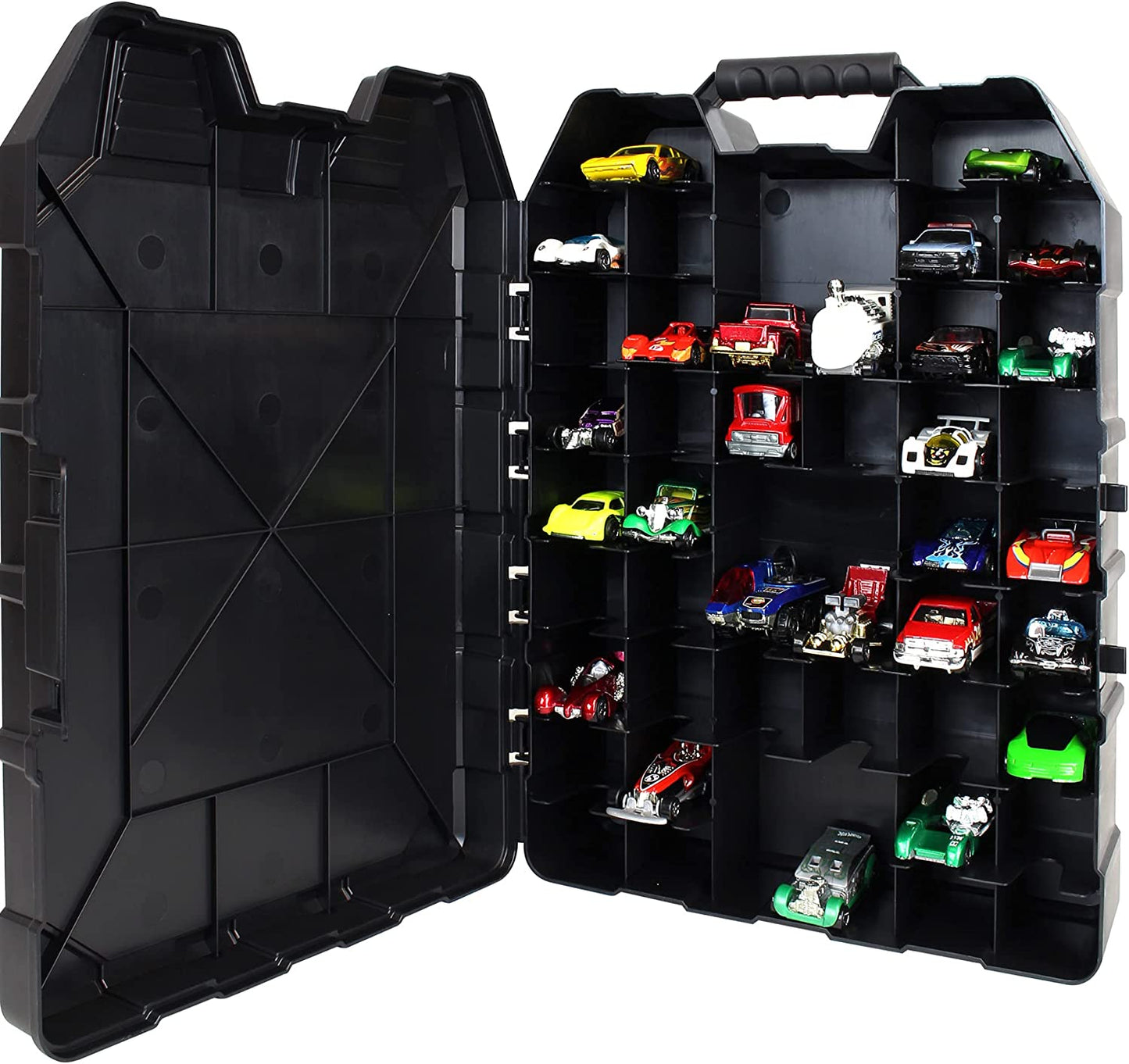 Hot Wheels: 48 Cart Storage Case Easy Grip Carrying Makes 48 Car