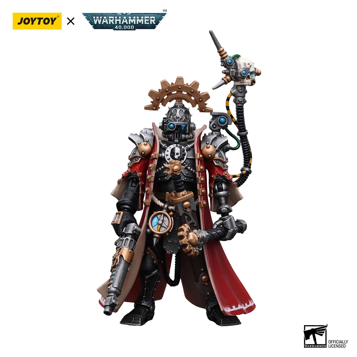 JOYTOY Warhammer 40K 1/18 Action Figures Anime 10.8Cm Adeptus Mechanicus Skitarii Ranger Alpha Transuranic Data-Tether