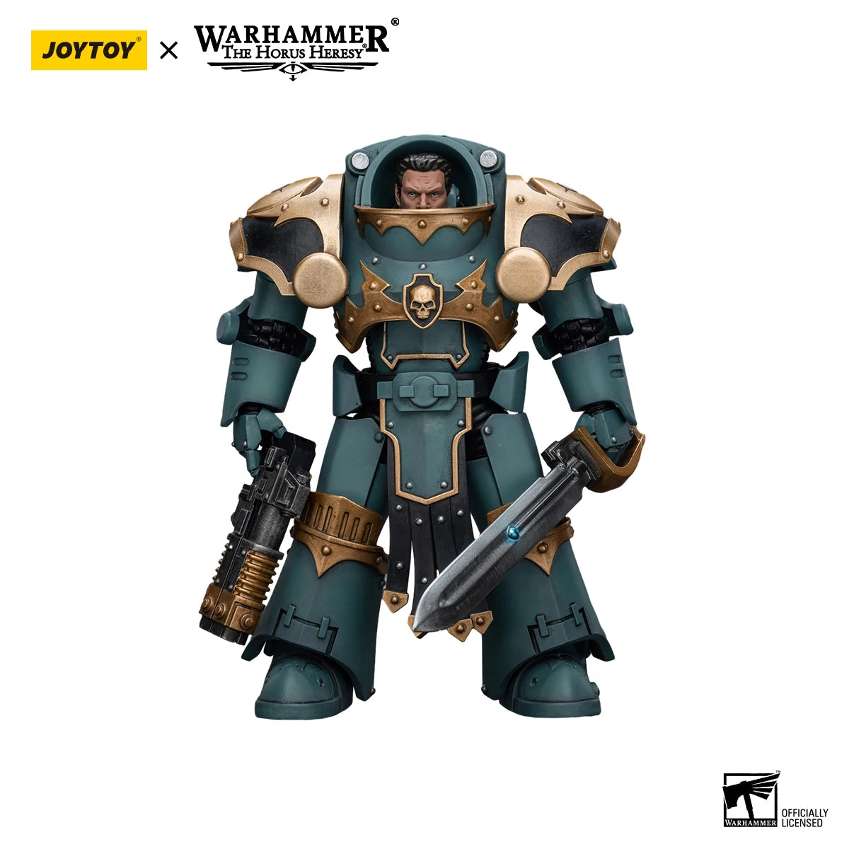 JOYTOY Warhammer 40K 1/18 Action Figures 14.2Cm Sons of Horus Tartaros Terminator Squad Collection Model Toys