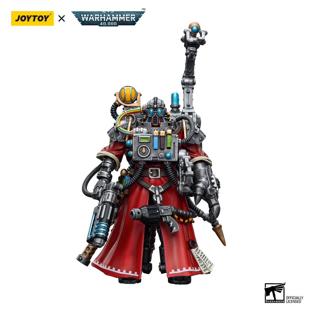 JOYTOY Warhammer 40K 1/18 Action Figures Anime 10.8Cm Adeptus Mechanicus Skitarii Ranger Alpha Transuranic Data-Tether