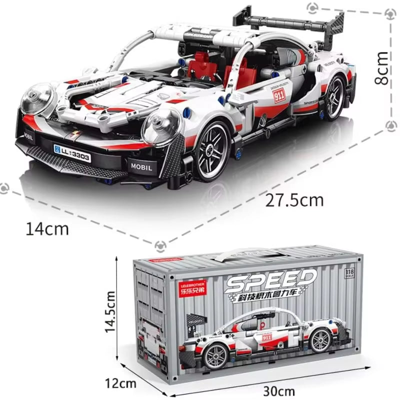 504Pcs Building Blocks Car Early Learning Development Benefits Intelligence Assembled Toys Children'S Birthday Gift