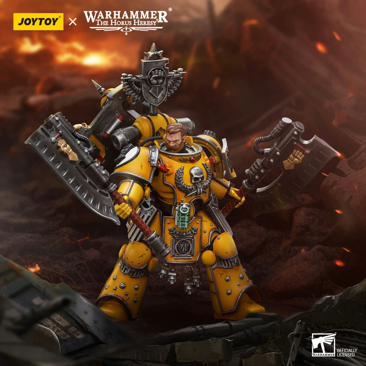 JOYTOY Warhammer 40K 1/18 Action Figure Imperial Fists Fafnir Rann Anime Figures Toys Model
