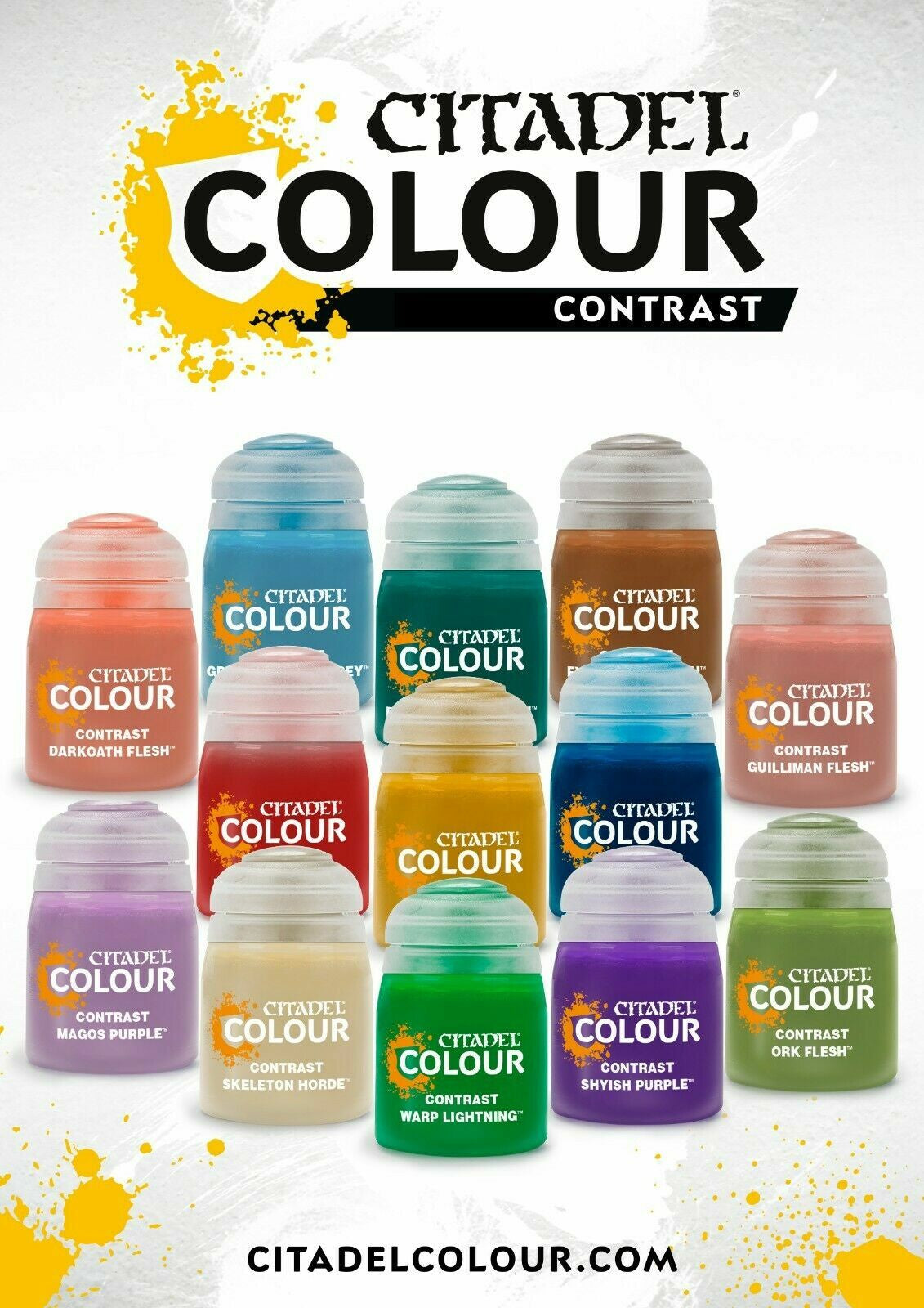 Citadel Contrast Paint Pot 18Ml - Games Workshop - Warhammer 40K - All Colors!