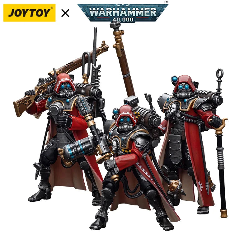 JOYTOY Warhammer 40K 1/18 Action Figures Anime 10.8Cm Adeptus Mechanicus Skitarii Ranger Alpha Transuranic Data-Tether