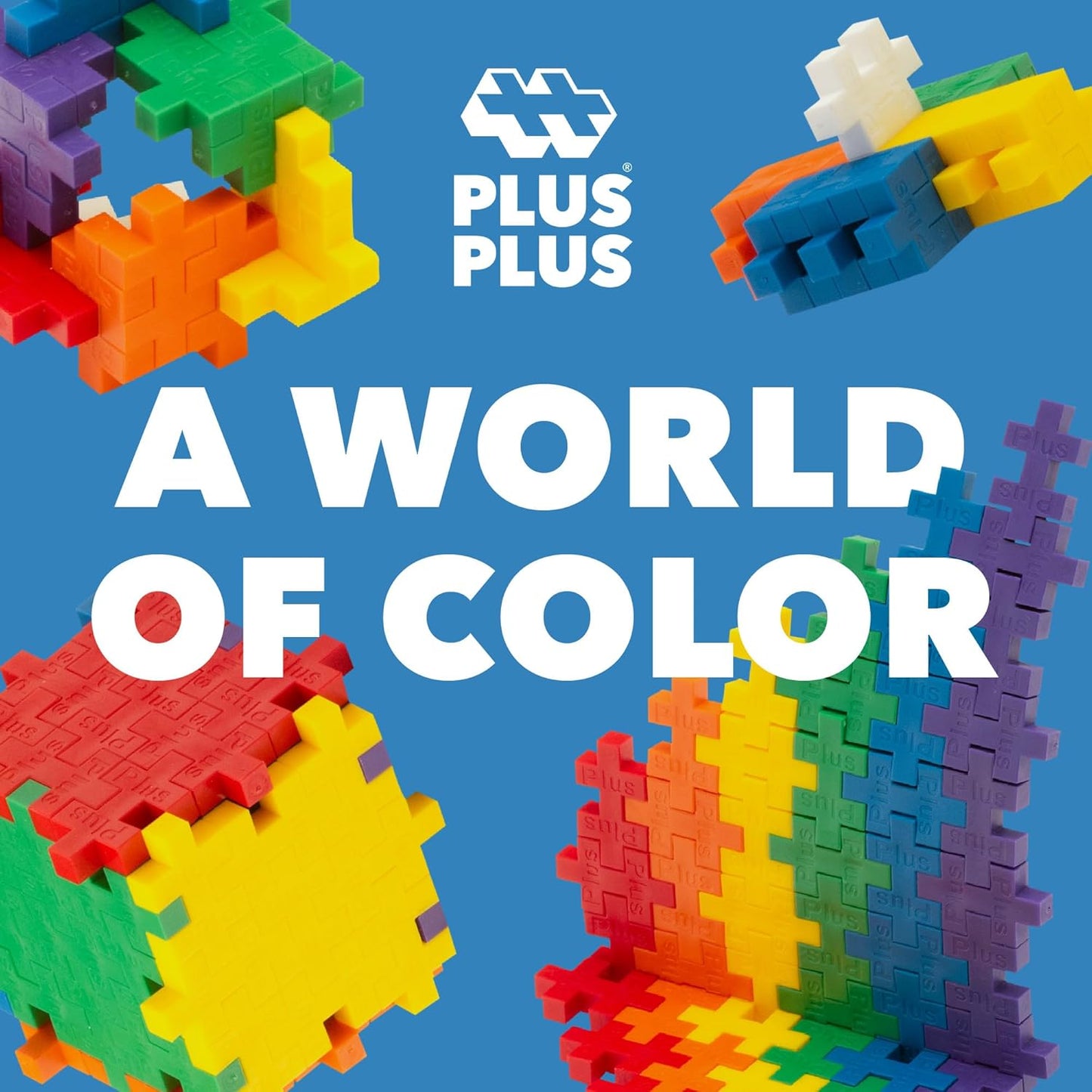 240 Piece Interlocking Building Blocks for Kids, Open Ended Connecting Toys, STEM Bin Classroom Mini Manipulatives - Basic Mix Play Tube