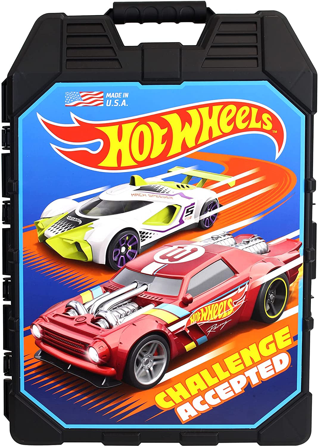 Hot Wheels: 48 Cart Storage Case Easy Grip Carrying Makes 48 Car