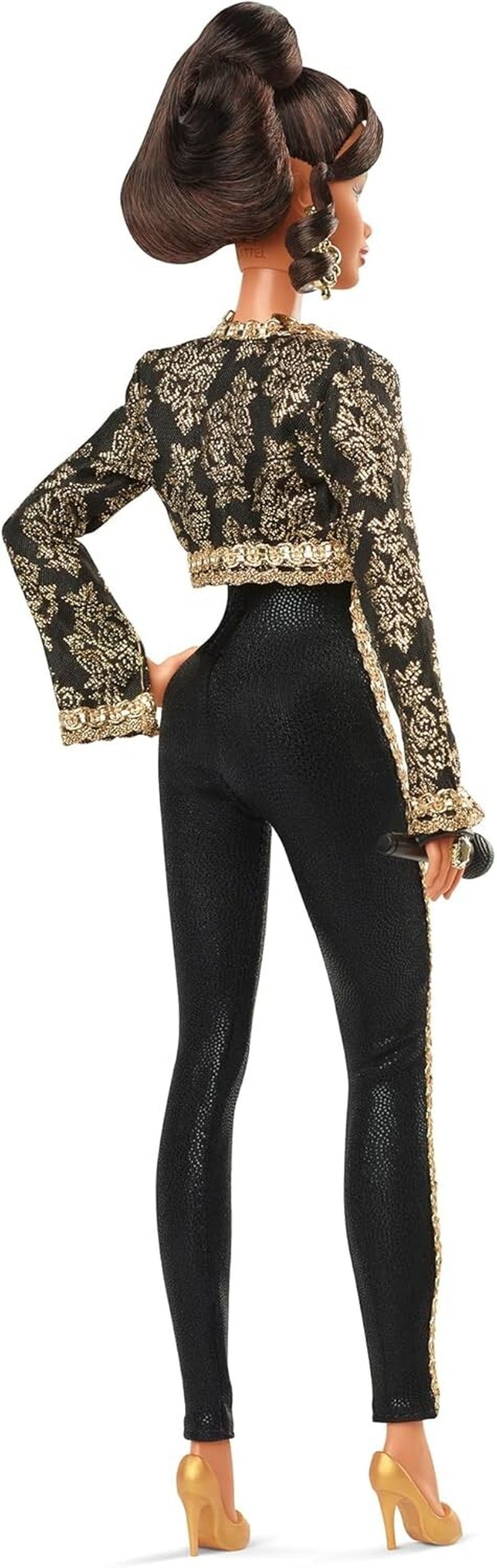 Barbie Signature Juan Gabriel Collectible Doll in Chic Black and Gold Suit NEW
