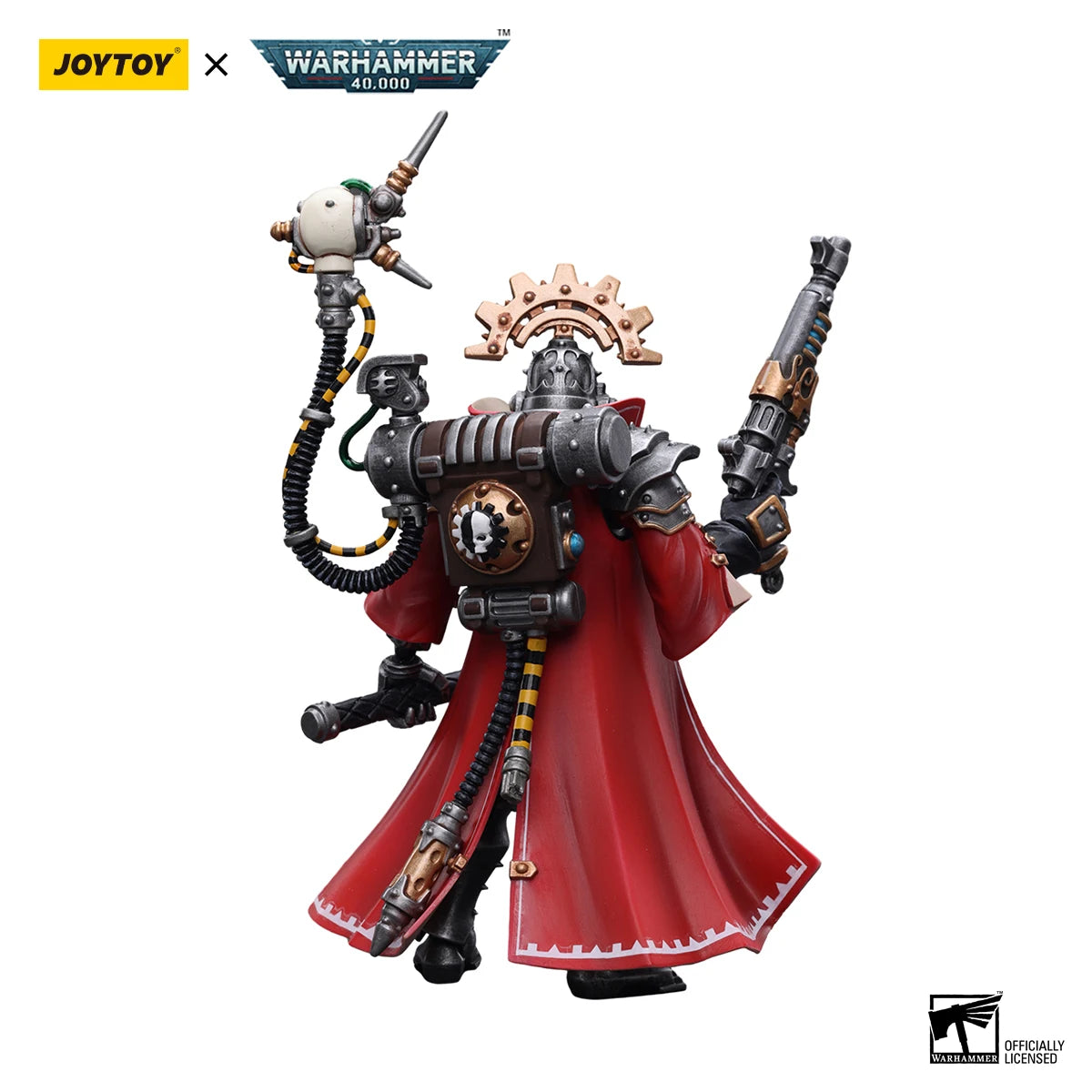 JOYTOY Warhammer 40K 1/18 Action Figures Anime 10.8Cm Adeptus Mechanicus Skitarii Ranger Alpha Transuranic Data-Tether