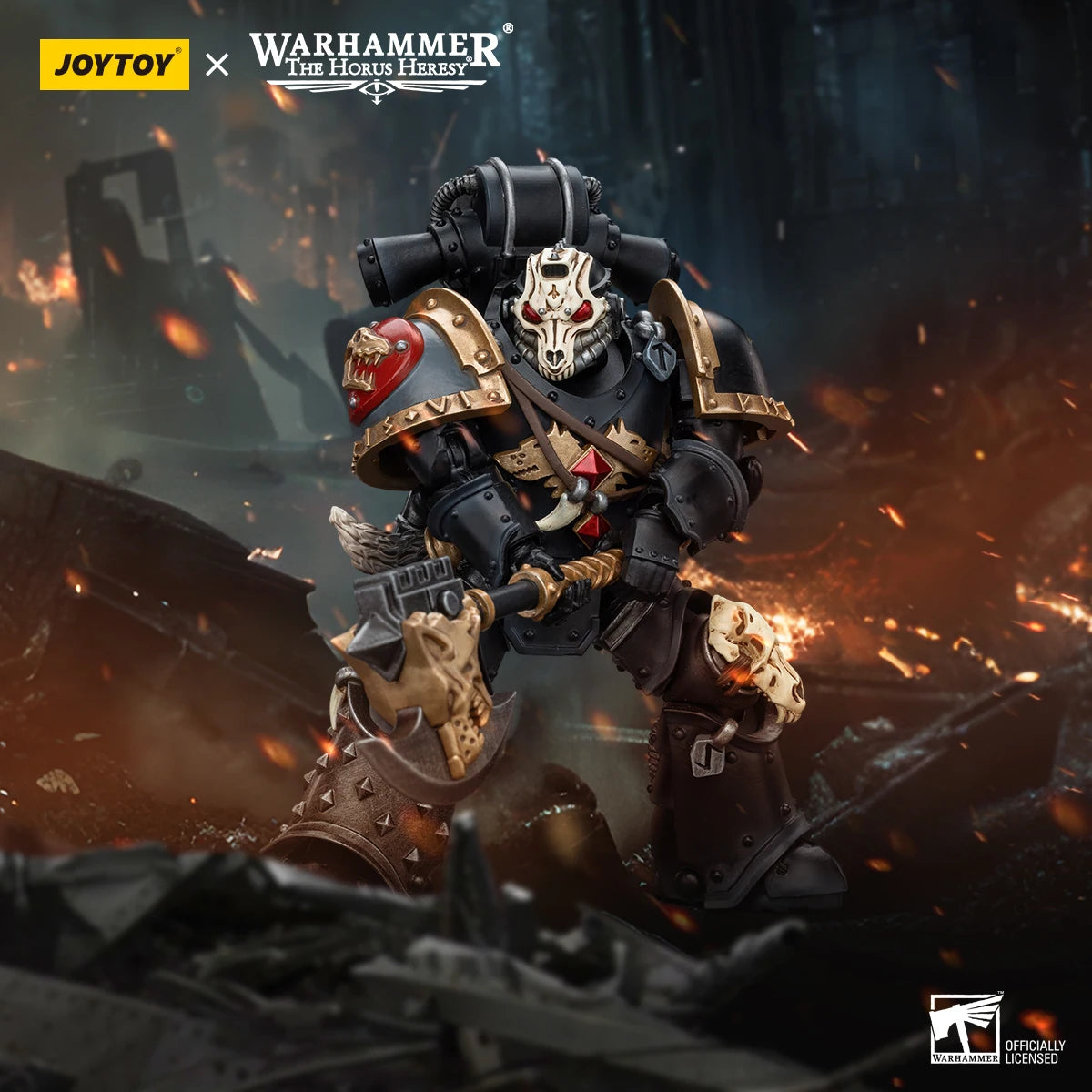JOYTOY Warhammer 40K 1/18 Action Figure Space Wolves Deathsworn Pack Deathsworn 2 Anime Figures Toys Model