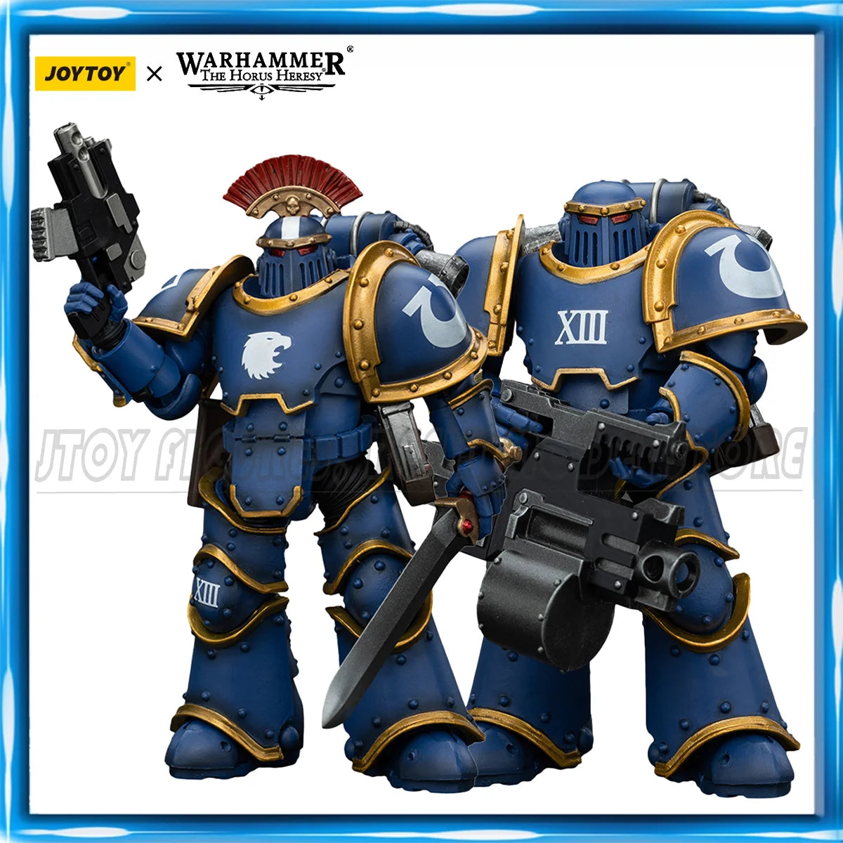 JOYTOY Warhammer 40K 1/18 Action Figures Ultramarines MKIII Tactical MK VI Tactical Model Anime Figures Toys