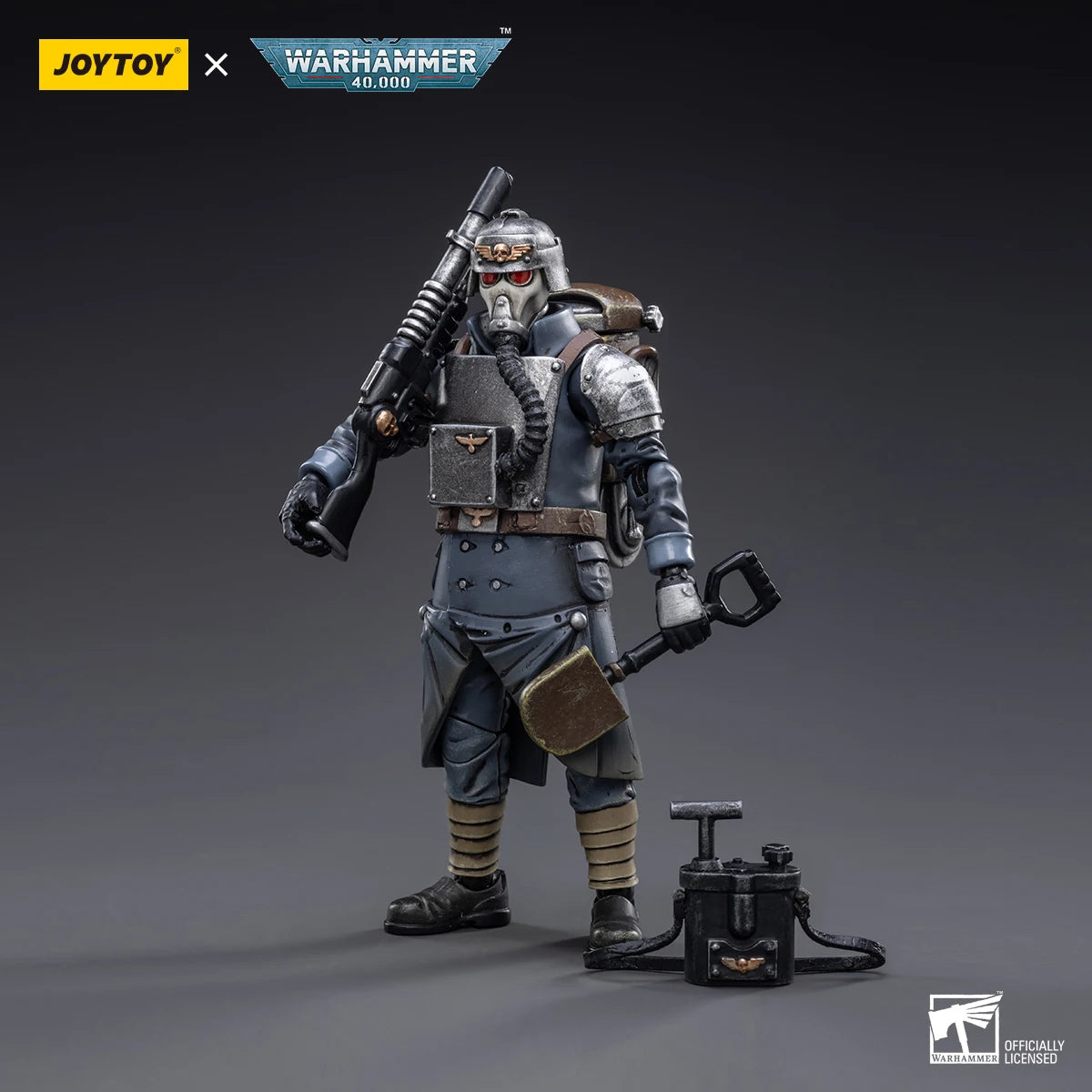 JOYTOY Warhammer 40K 1/18 Action Figure Astra Militarum Death Korps of Krieg Veteran Squad Anime Figures Toys Model