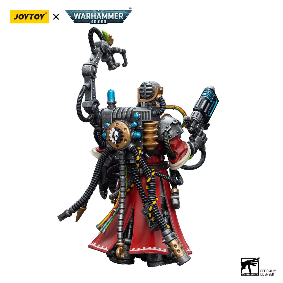 JOYTOY Warhammer 40K 1/18 Action Figures Anime 10.8Cm Adeptus Mechanicus Skitarii Ranger Alpha Transuranic Data-Tether