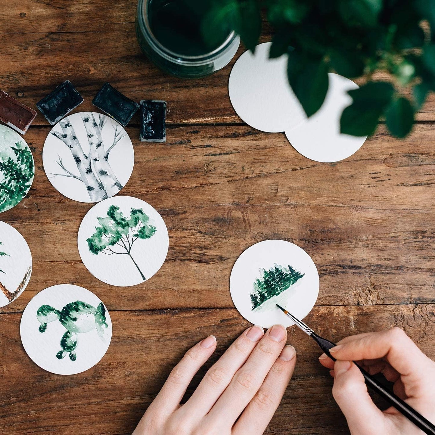 Miniature Paint Brushes, 10Pcs Fine Detail Paint Brush Set