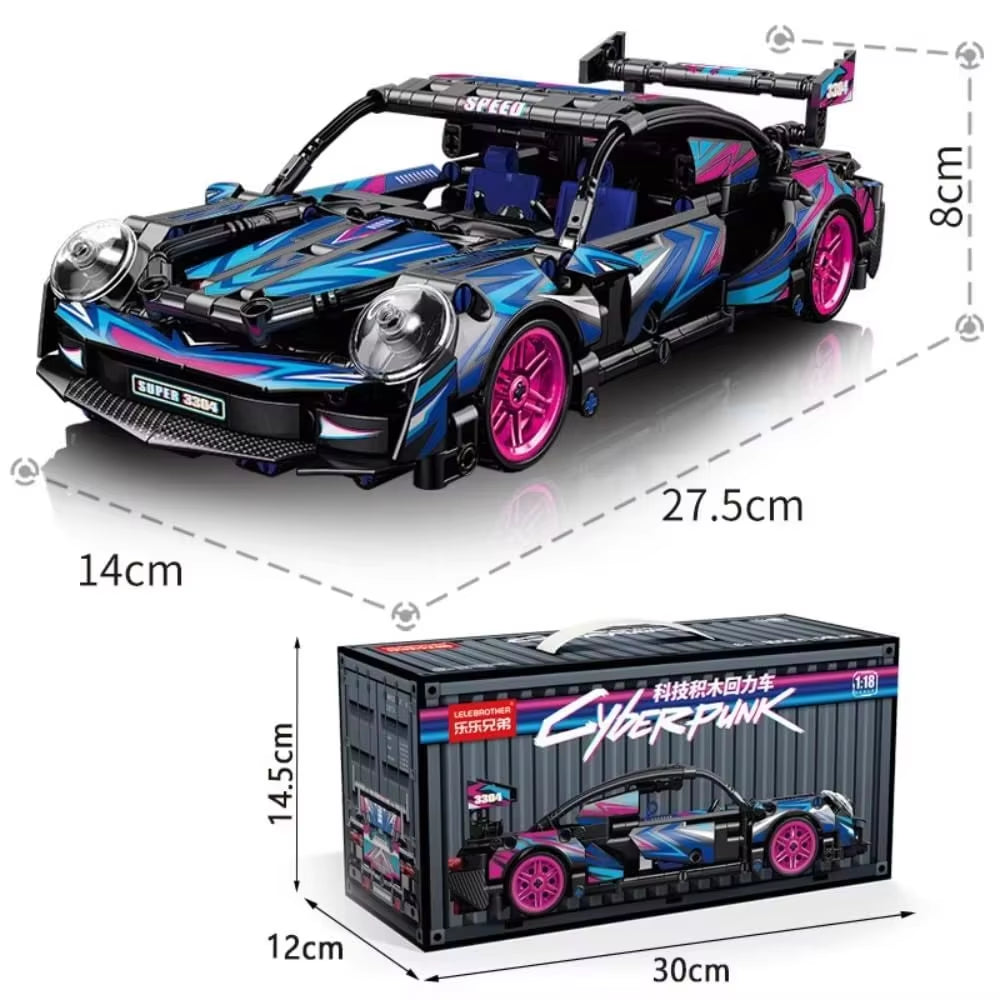 504Pcs Building Blocks Car Early Learning Development Benefits Intelligence Assembled Toys Children'S Birthday Gift