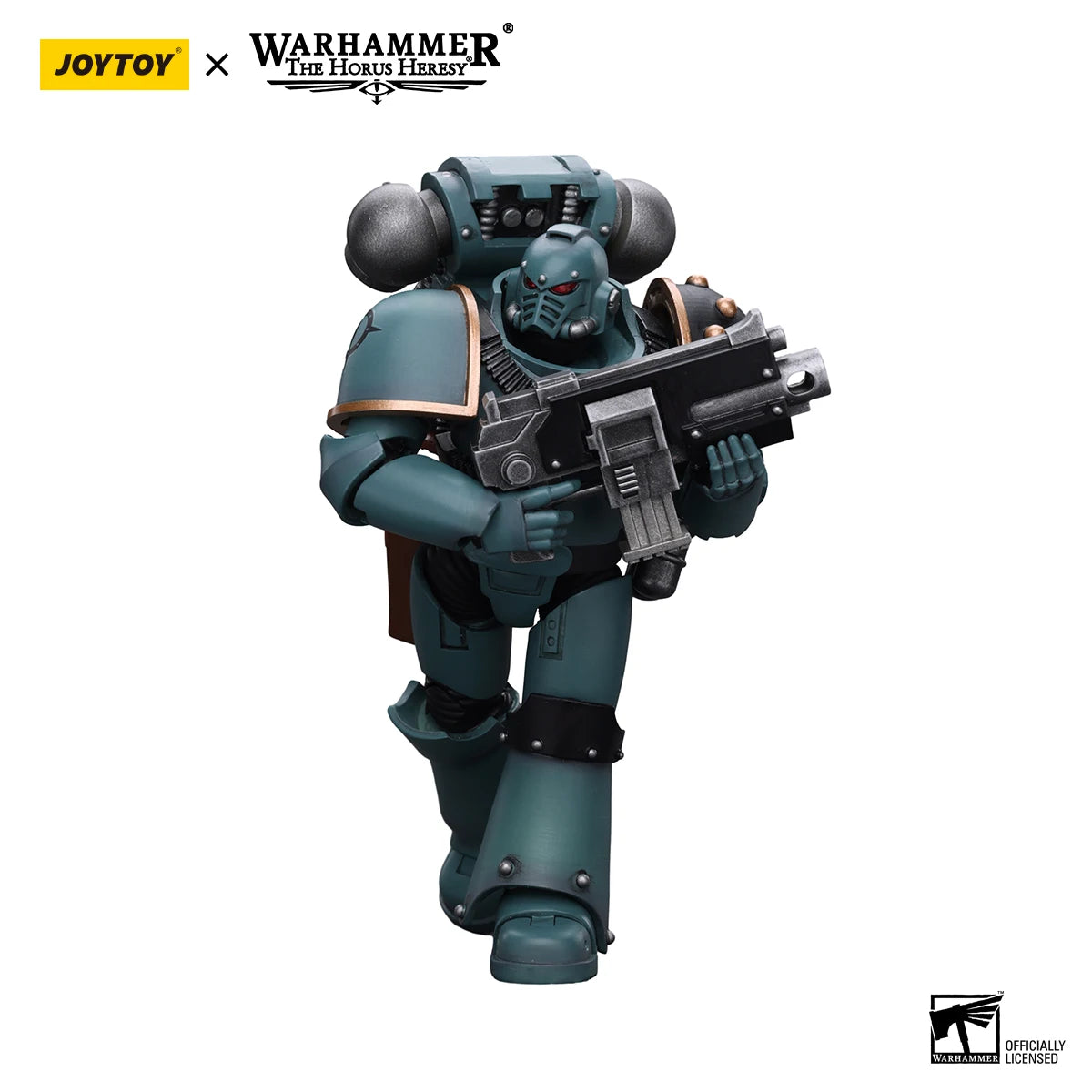 JOYTOY Warhammer 40K 1/18 Action Figure Sons of Horus MKIV Tactical Squad Legionary with Bolter Anime Figures Toys Model