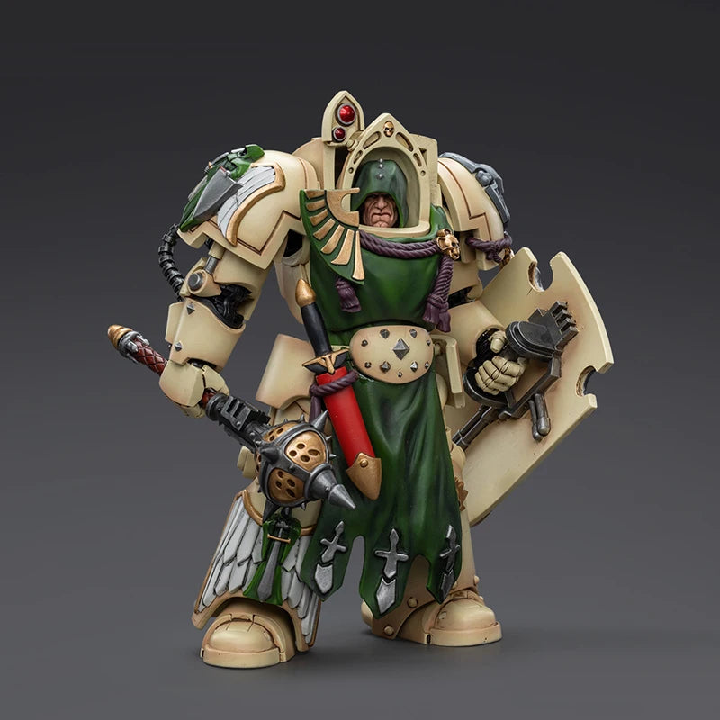 JOYTOY Warhammer 40K Dark Angels Deathwing Knight with Mace of Absolution 1 Action Figure 1:18,Collection Model Gift