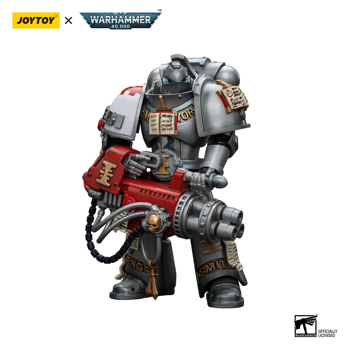 JOYTOY Warhammer 40K 1/18 Action Figures Anime 12Cm Grey Knights Interceptor Squad Strike Squad Collection Model Toys