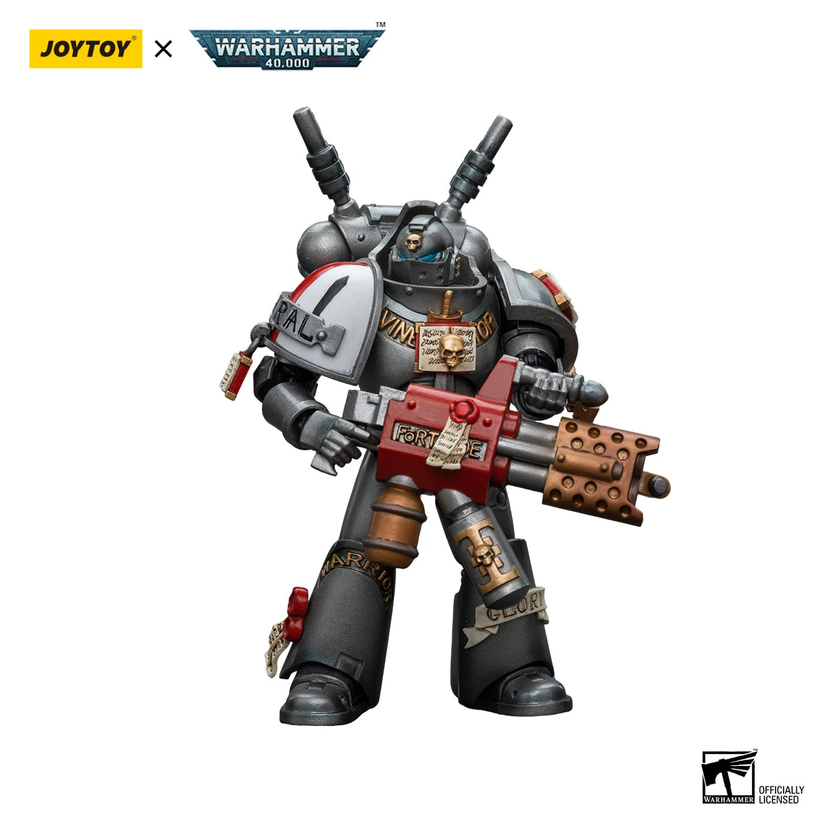 JOYTOY Warhammer 40K 1/18 Action Figures Anime 12Cm Grey Knights Interceptor Squad Strike Squad Collection Model Toys