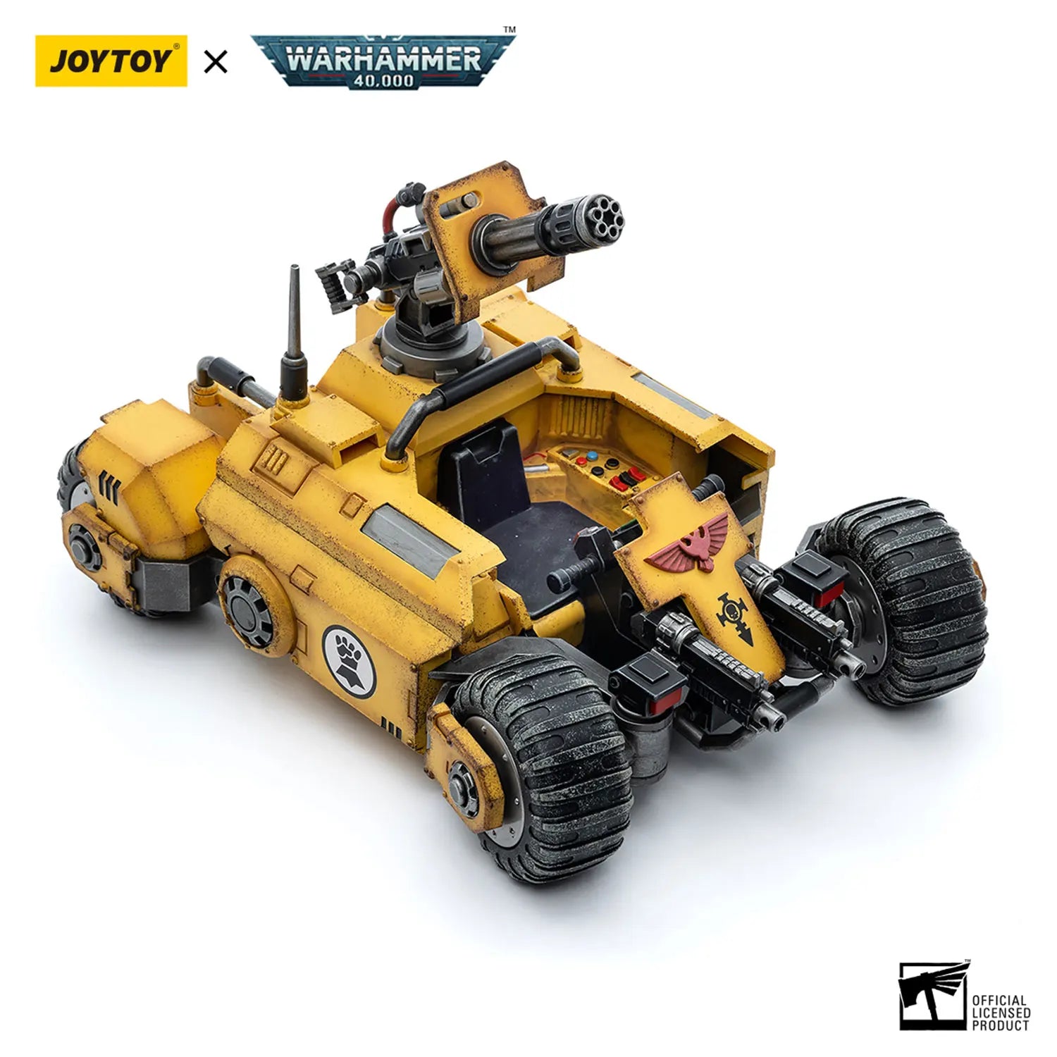 JOYTOY Warhammer 40K 1/18 Action Figures Anime 26Cm Imperial Fists Primaris Invader ATV Collection Mecha Model Toys