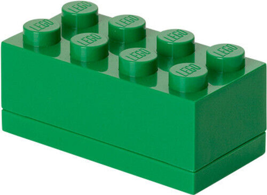 LEGO Mini Box with 8 Knobs, in Dark Green [New Toy] Green, Brick