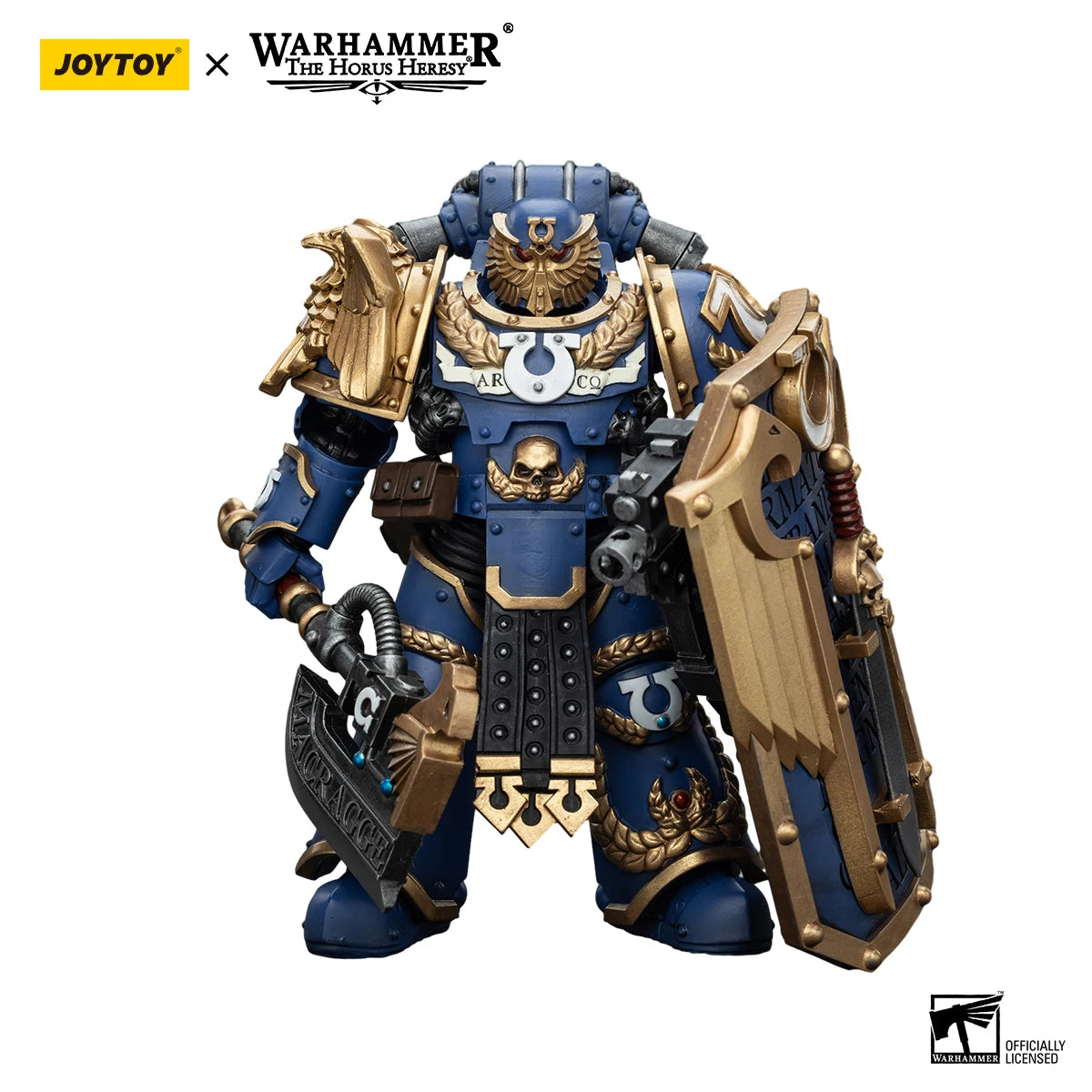 JOYTOY Warhammer 40K 1/18 Action Figures Anime 12.2Cm Ultramarines Invictarus Suzerain Squad