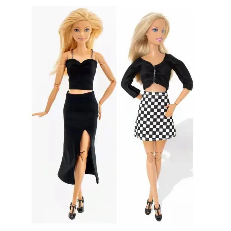 1/6 BJD Clothes for Barbie Doll Outfits Shirt Crop Tops Trousers Pants 11.5" Dolls Accessories for Barbie Clothes Kids Toys Gift