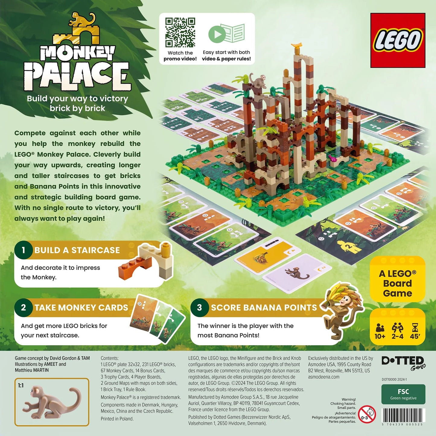 Lego Monkey Palace Strategy Board Game for Ages 10 and Up, from