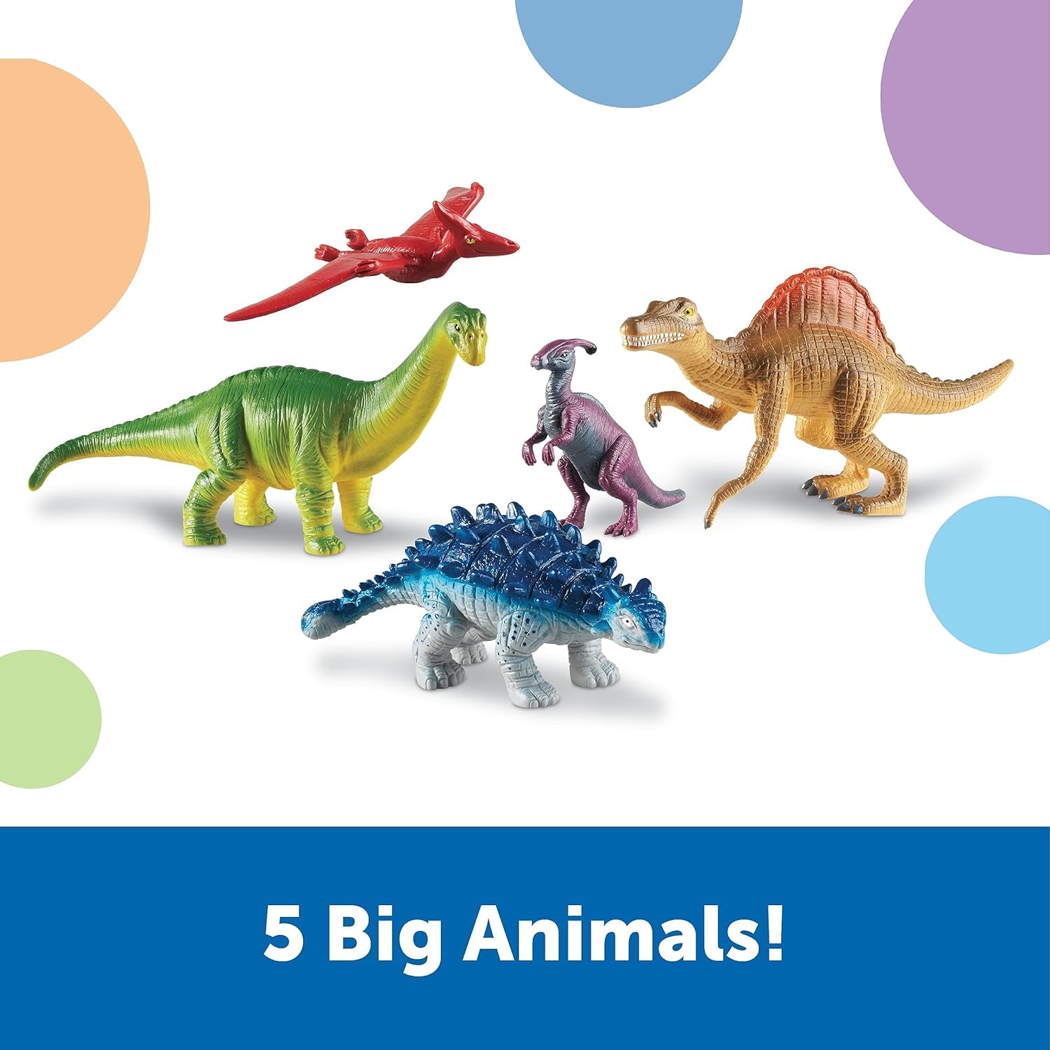 Jumbo Expanded Set - 5 Pieces, Ages 3+, Toys for Toddlers, Action Figure Toys, Kids' Play Creature Figures