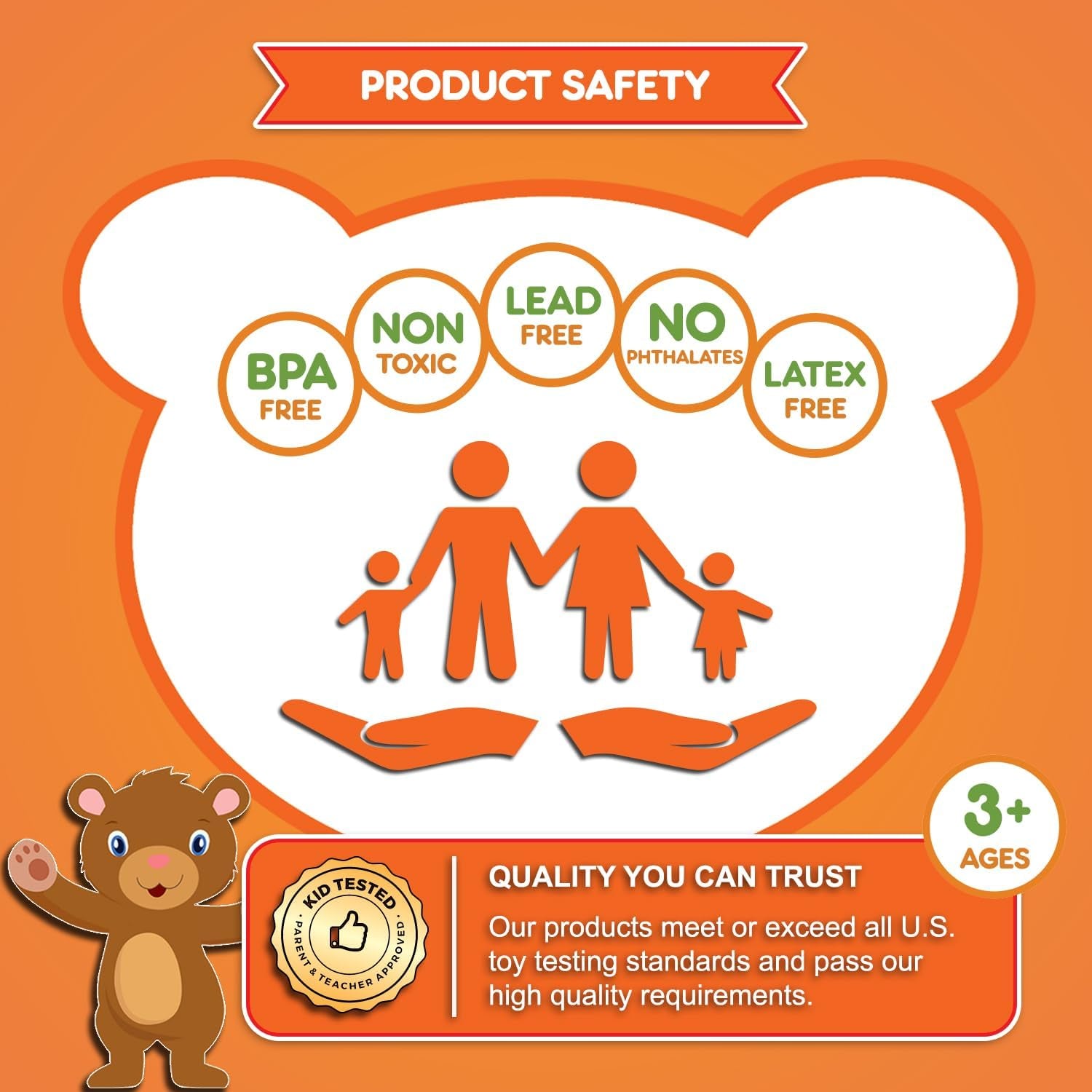 Jumbo Counting Bears with Stacking Cups - Montessori Educational Sorting Rainbow Toys for 3 Year Old Boys and Girls with 48 Preschool Math Manipulatives, Toy Storage and Toddler Games Ebook