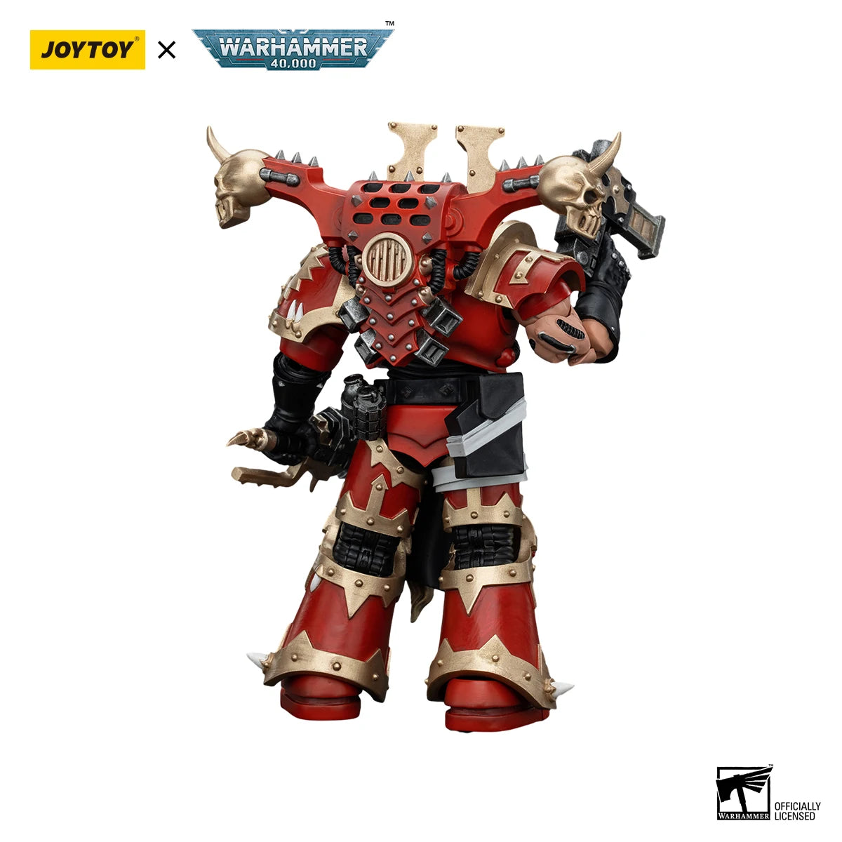 JOYTOY Warhammer 40K 1/18 Action Figure World Eaters Khorne Berzerker 5 Anime Figures Toys Model