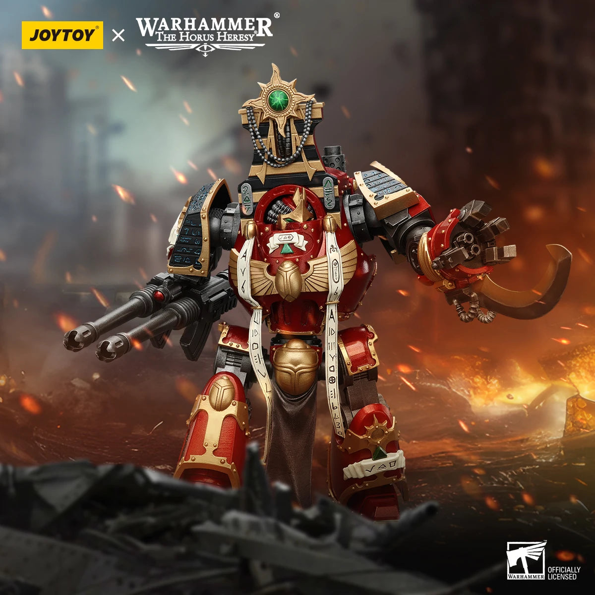 JOYTOY Warhammer 40K 1/18 Action Figures Mecha Anime 30.2Cm Thousand Sons Contemptor-Osiron Dreadnought