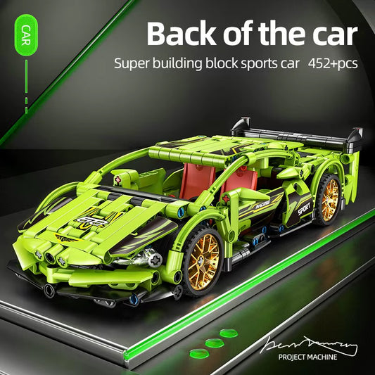 504Pcs Building Blocks Car Early Learning Development Benefits Intelligence Assembled Toys Children'S Birthday Gift