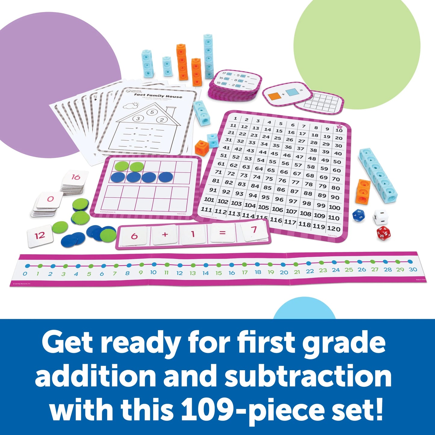 Skill Builders! 1St Grade Addition and Subtraction, Classroom Supplies, Homeschool Curriculum, Ages 6 and Up
