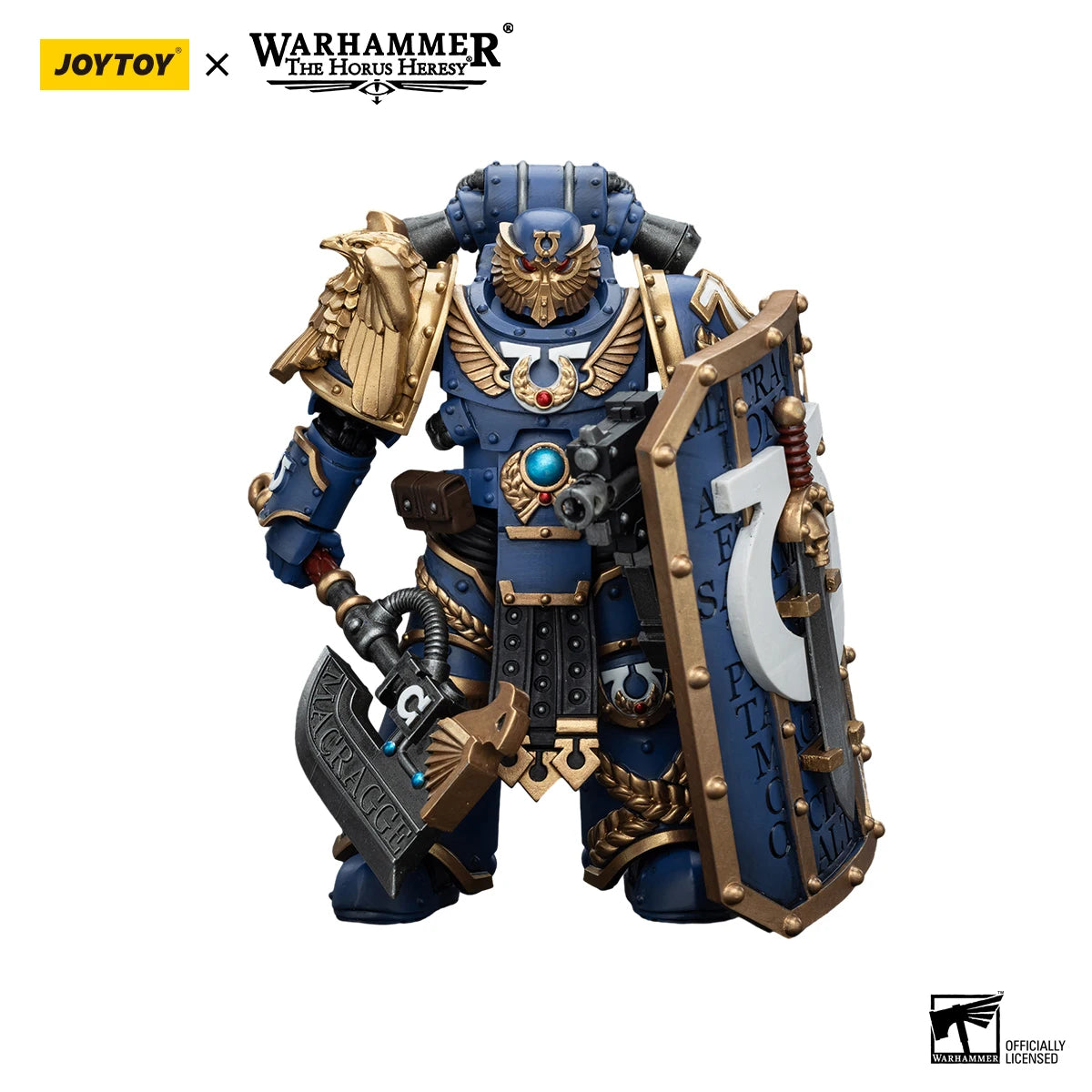 JOYTOY Warhammer 40K 1/18 Action Figures Anime 12.2Cm Ultramarines Invictarus Suzerain Squad
