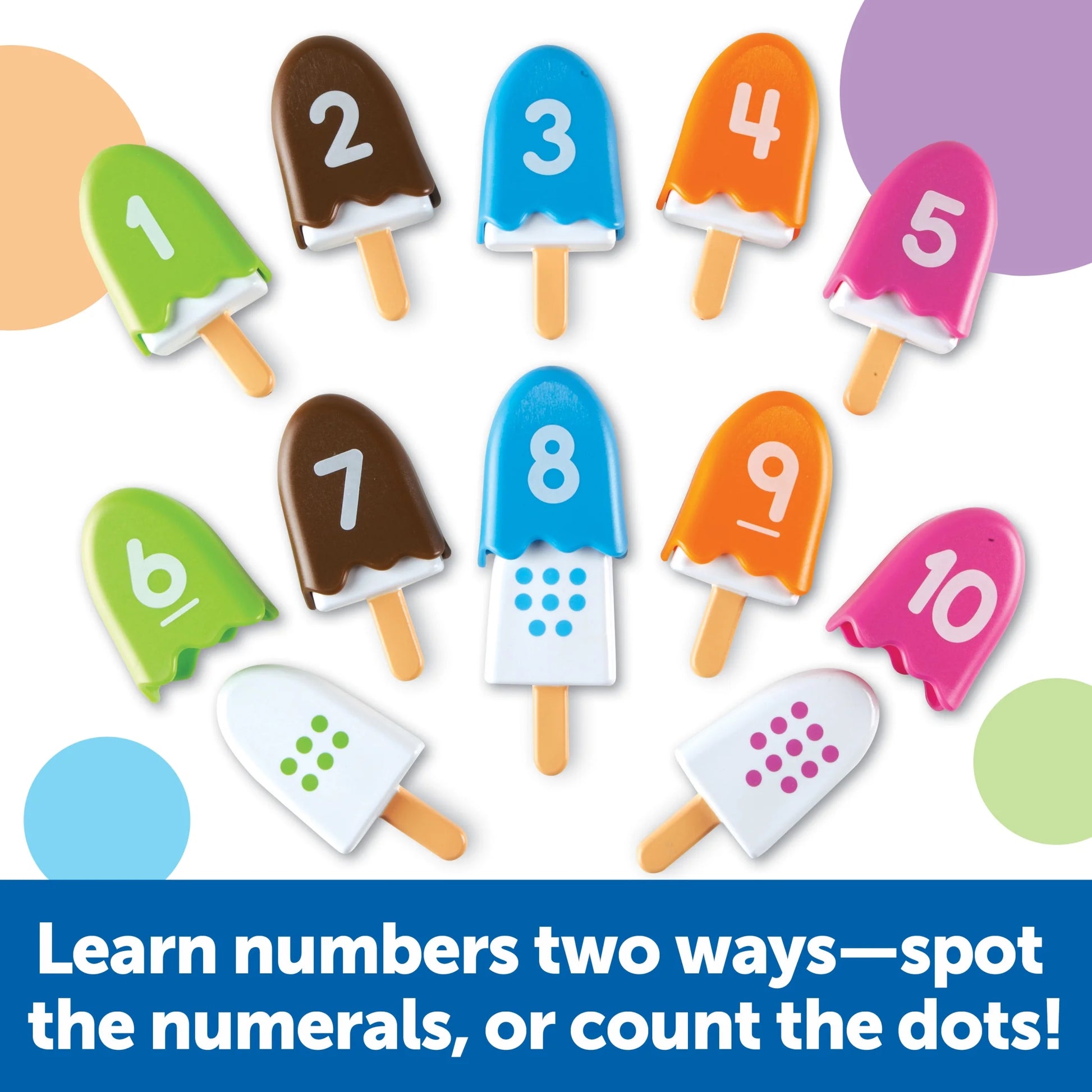 Smart Snacks Number Pops Set, Preschool Toys, Ages 2+