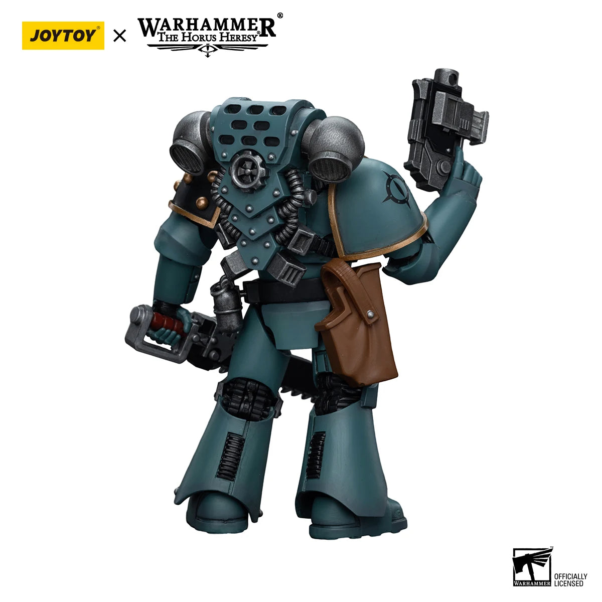 JOYTOY Warhammer 40K 1/18 Action Figure Sons of Horus MKIV Tactical Squad Legionary with Bolter Anime Figures Toys Model