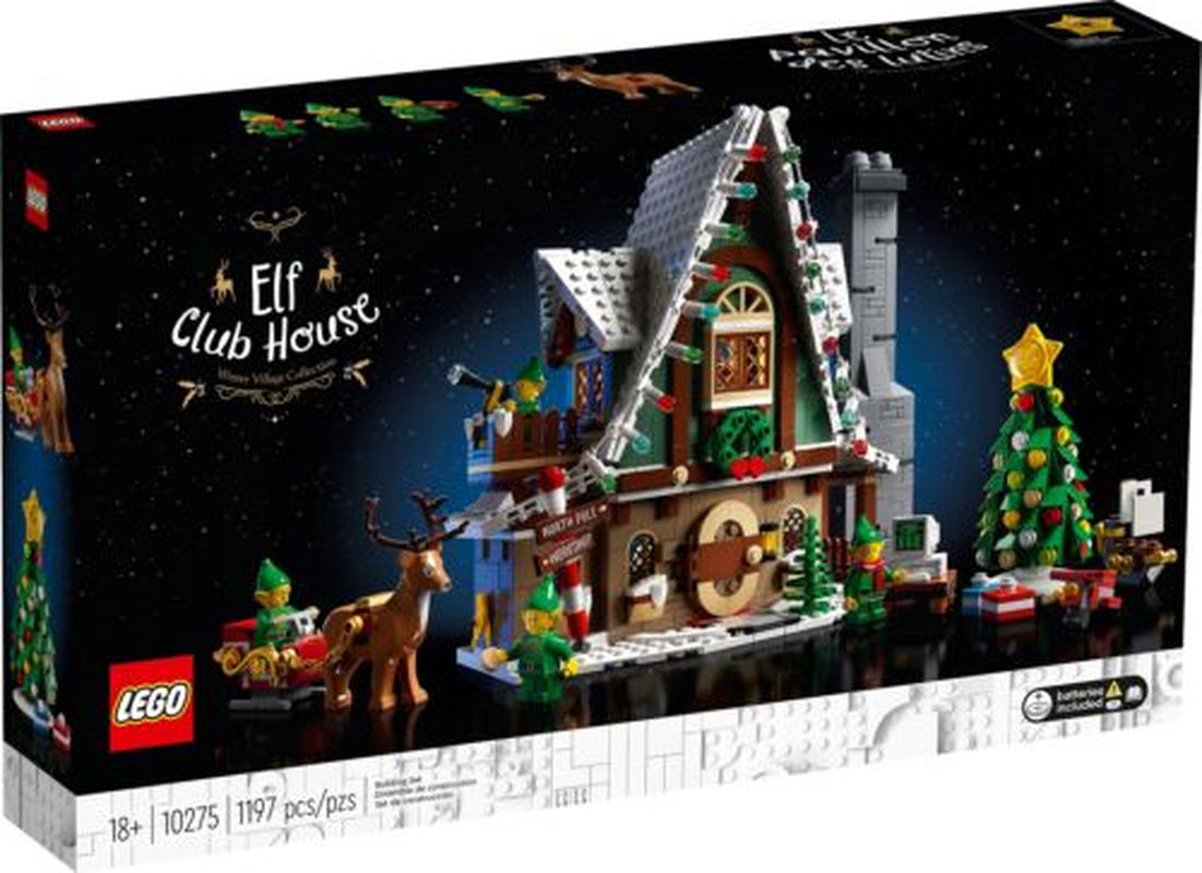 LEGO Icons: Elf Club House (10275) Retired Set Some Shelf Wear Very Minor
