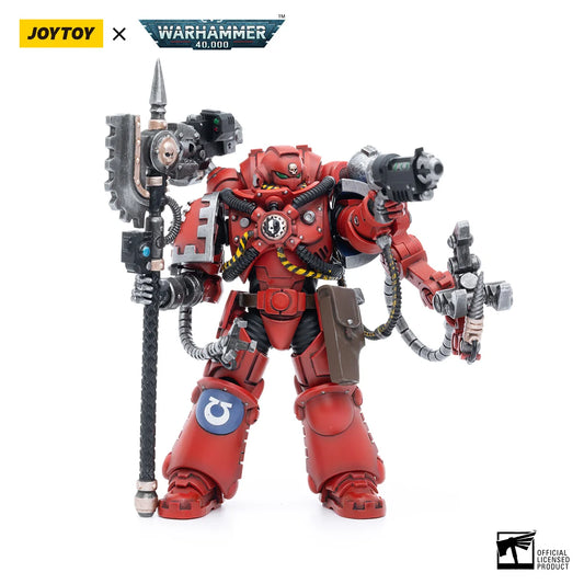 JOYTOY Warhammer 40K 1/18 Action Figure Ultramarines Primaris Techmarine Brother Tybestis Anime Figures Toys Model