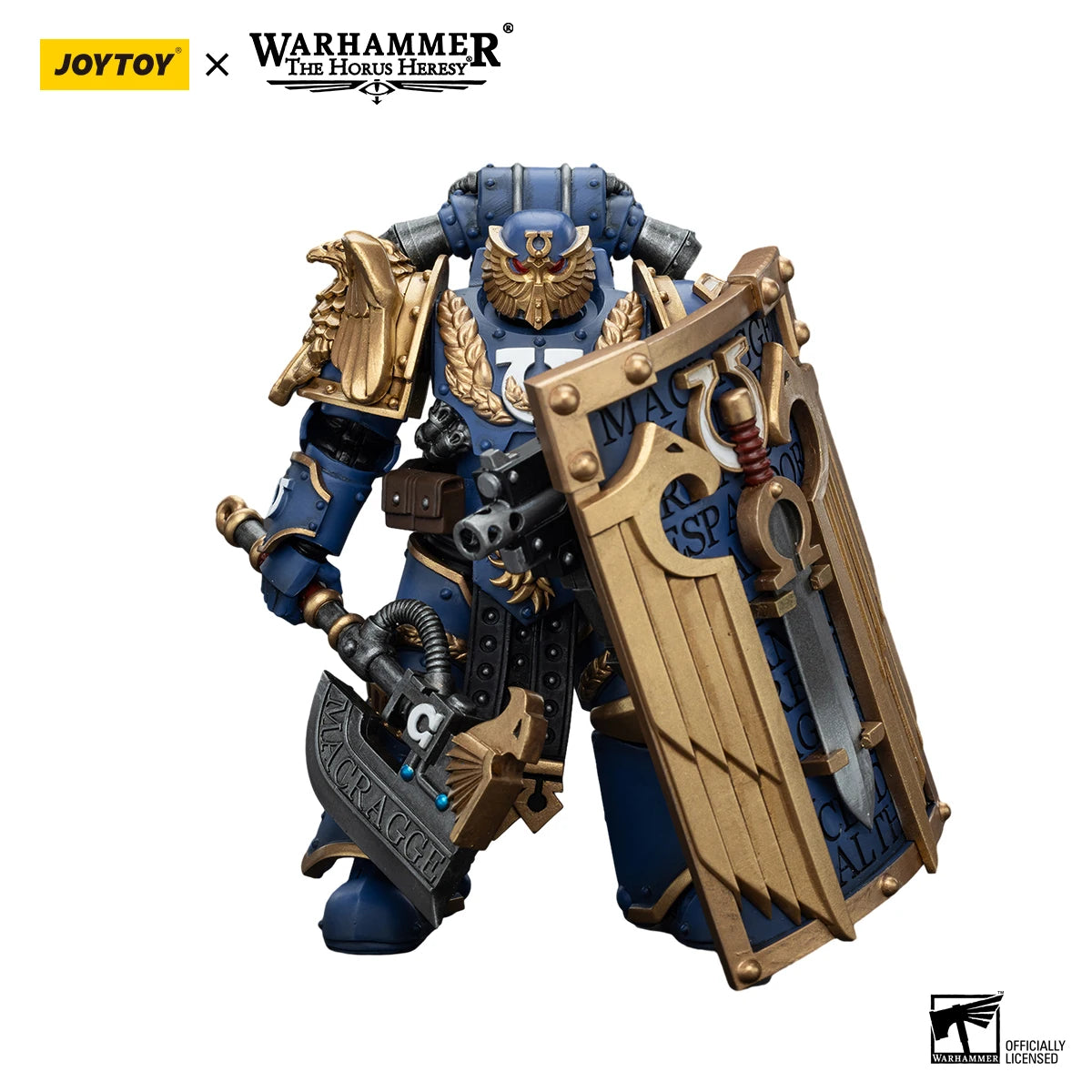 JOYTOY Warhammer 40K 1/18 Action Figures Anime 12.2Cm Ultramarines Invictarus Suzerain Squad