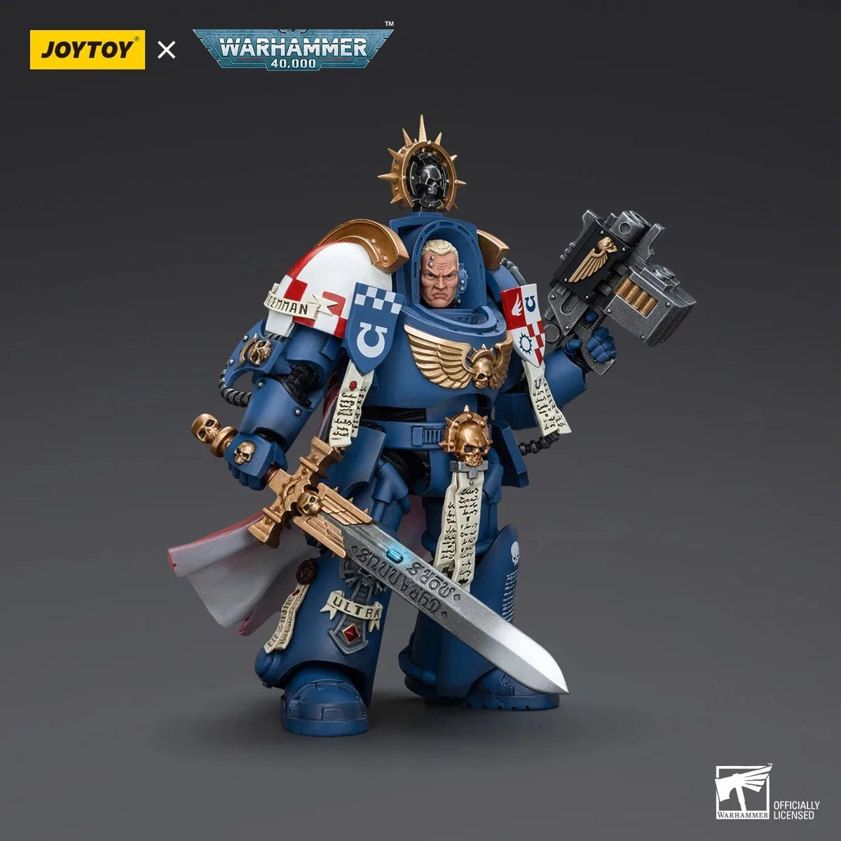 [IN STOCK] JOYTOY Warhammer 40K 1/18 Action Figures Ultramarines Terminator Captain Severus Agemman Toys Collection Model