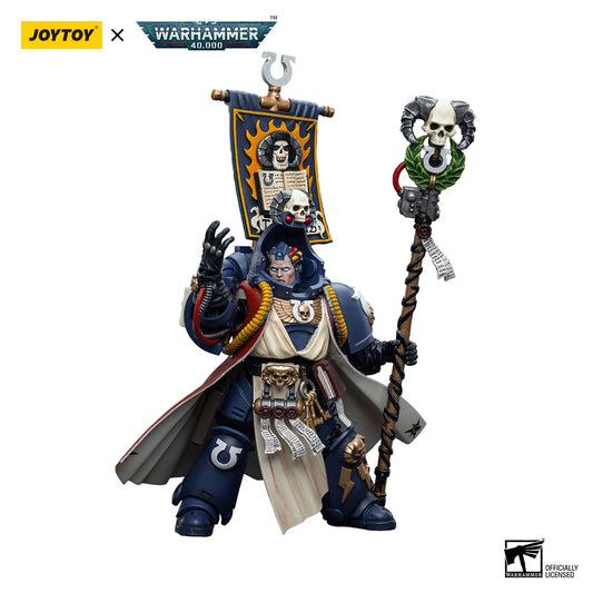JOYTOY Warhammer 40K 1/18 Action Figure Ultramarines Chief Librarian Tigurius Anime Figures Toys Model